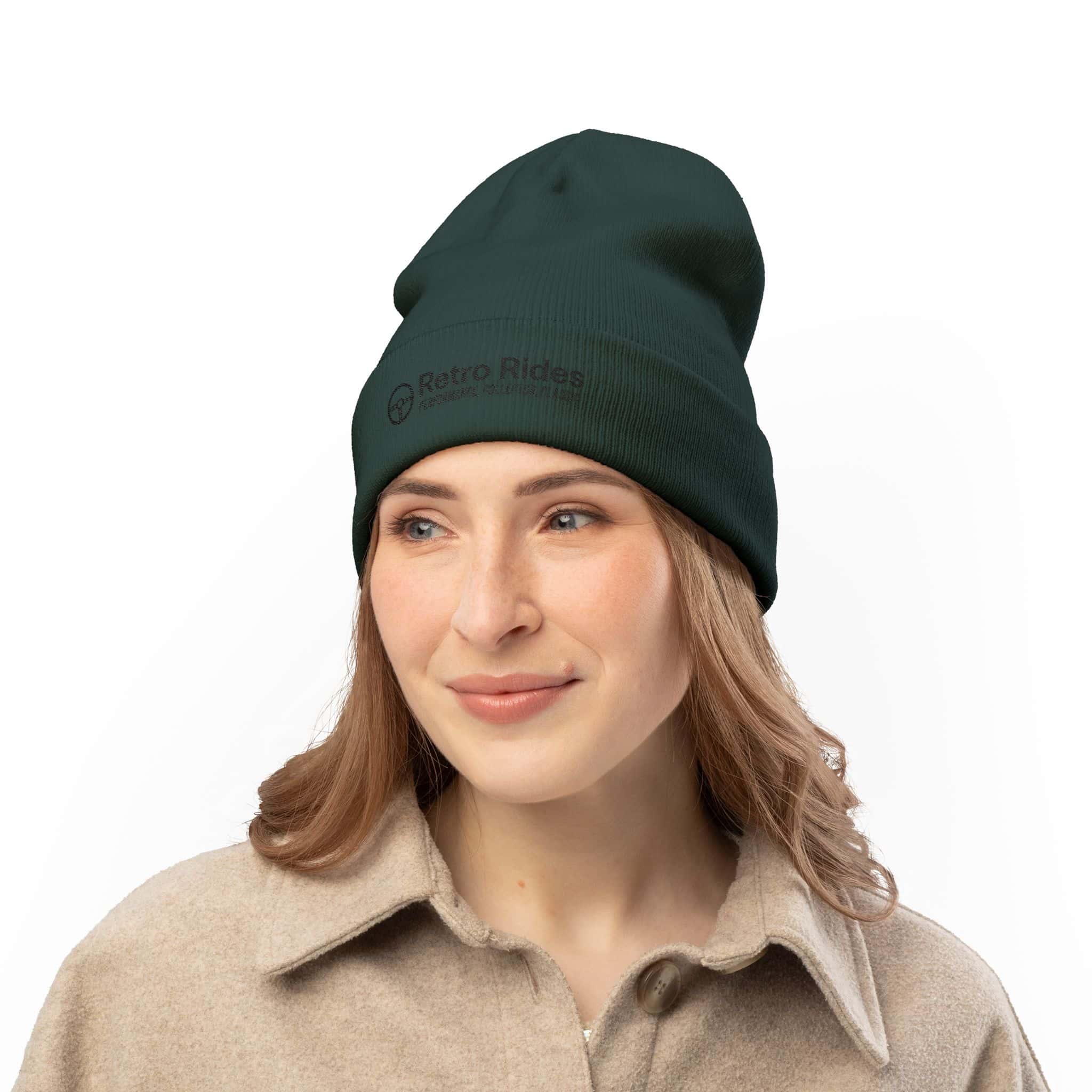 Retro Rides Embroidered Knit Beanie - Image 11