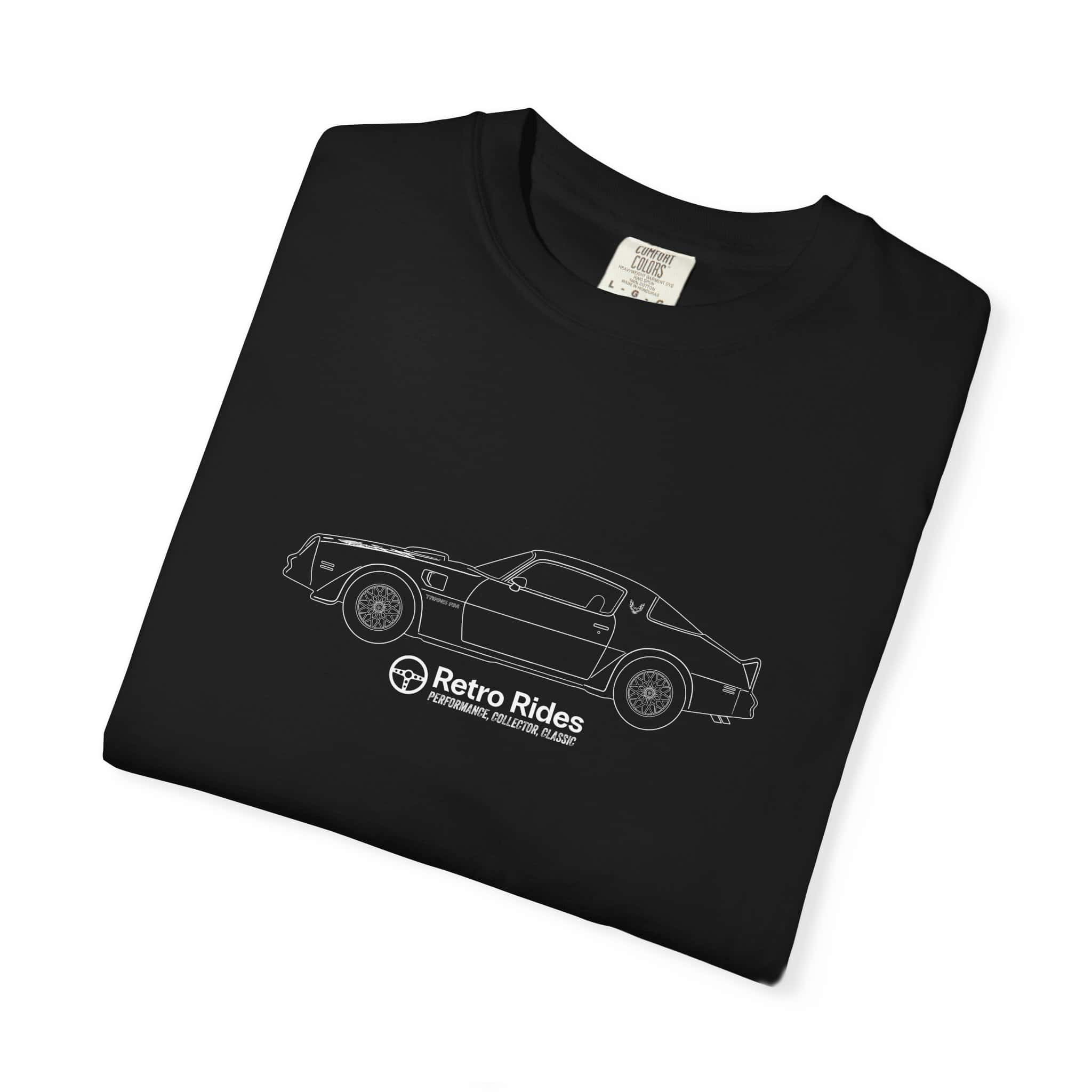 Classic Convertible Tee — 'Retro Riders' Lightweight Car Outline T-Shirt - Image 39
