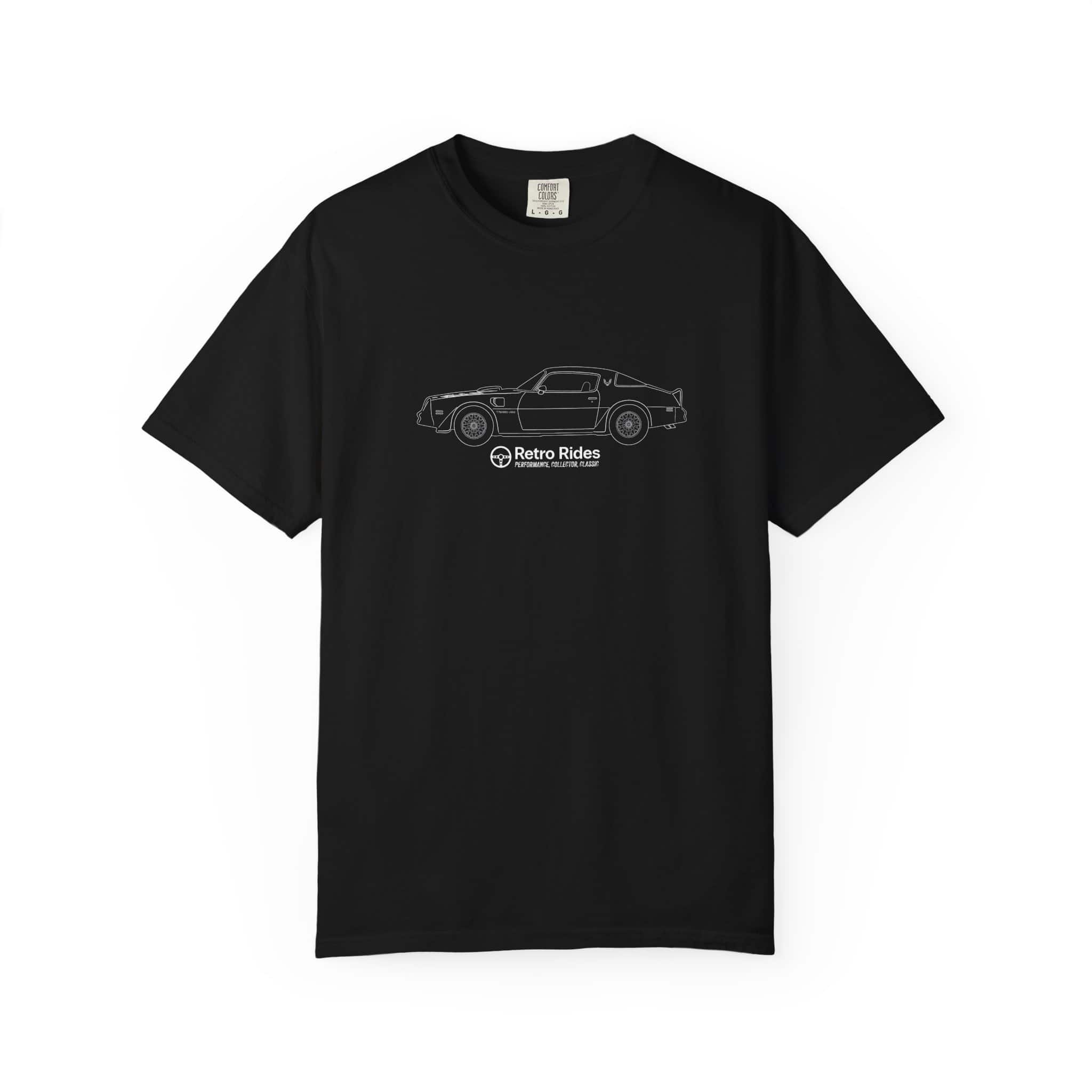 Classic Convertible Tee — 'Retro Riders' Lightweight Car Outline T-Shirt - Image 37