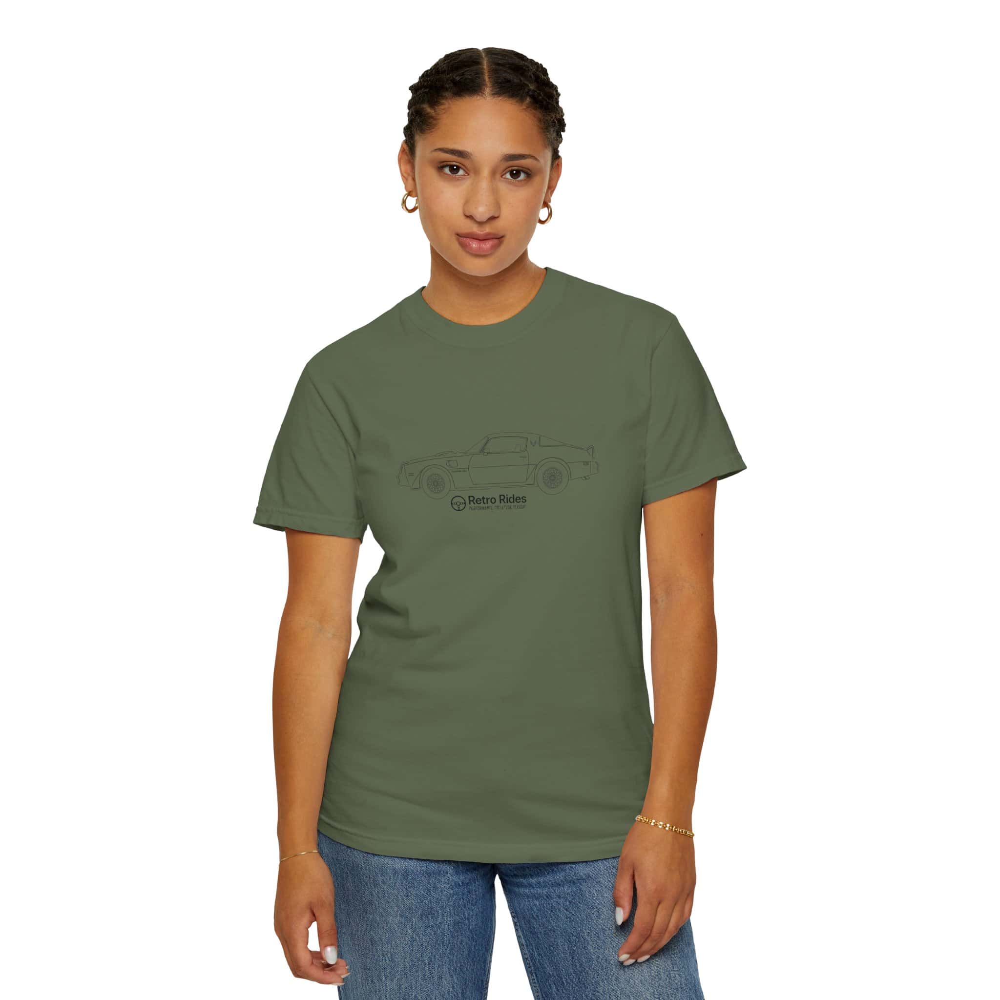 Classic Convertible Tee — 'Retro Riders' Lightweight Car Outline T-Shirt - Image 23