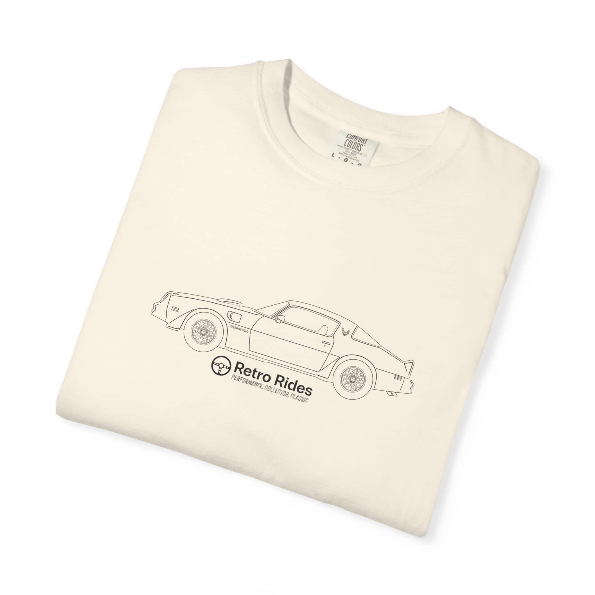Classic Convertible Tee — 'Retro Riders' Lightweight Car Outline T-Shirt - Image 12