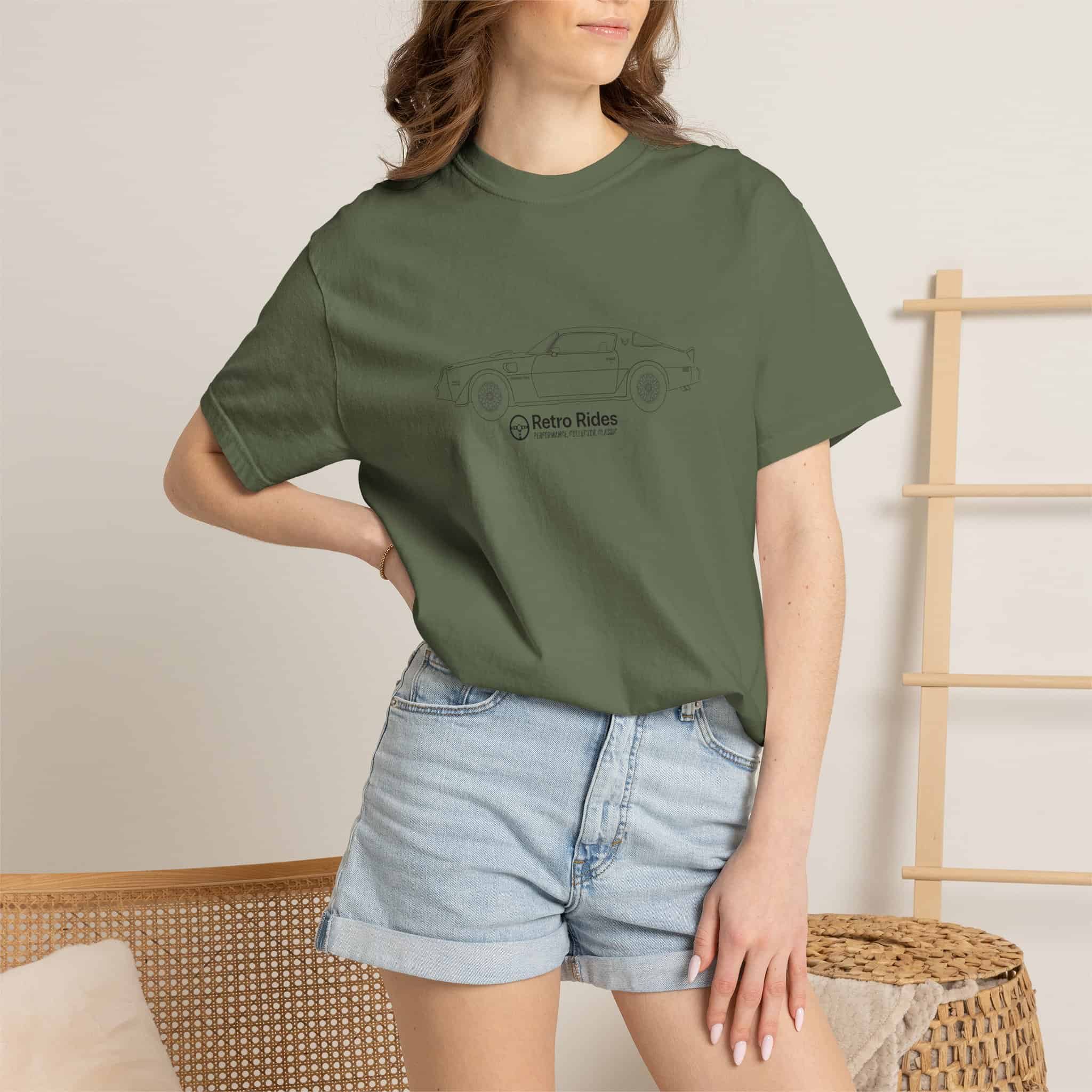 Classic Convertible Tee — 'Retro Riders' Lightweight Car Outline T-Shirt - Image 22