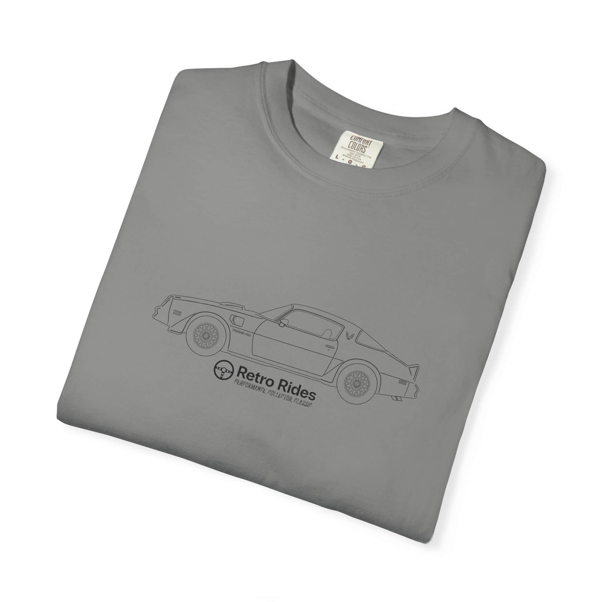 Classic Convertible Tee — 'Retro Riders' Lightweight Car Outline T-Shirt - Image 30
