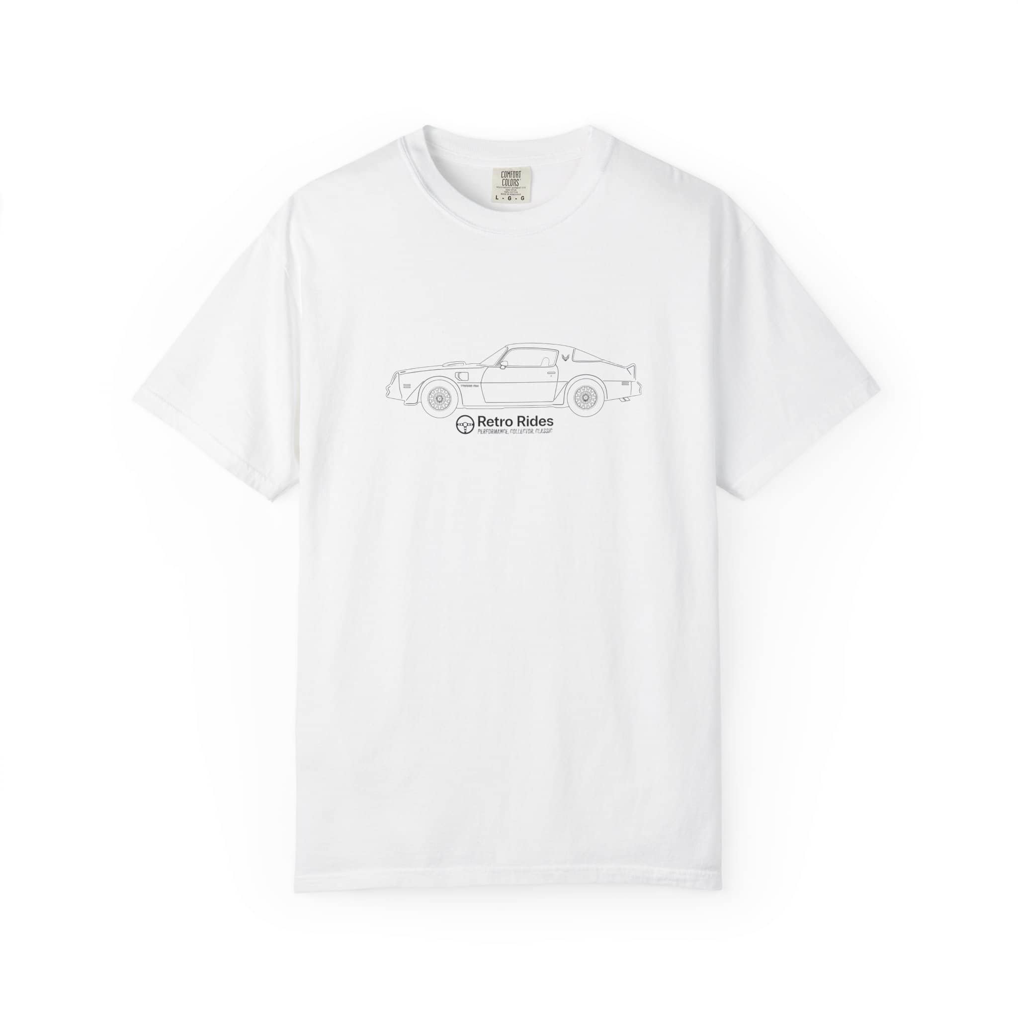 Classic Convertible Tee — 'Retro Riders' Lightweight Car Outline T-Shirt