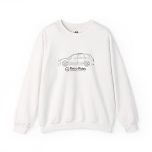 Retro Rides Crewneck Sweatshirt Audi RS4 Outline