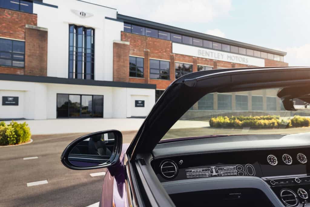 Bentley Continental GTC in Purple Supernova Ombre