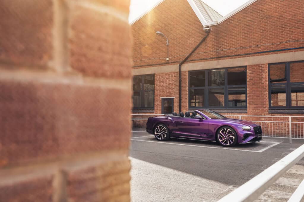Bentley Continental GTC in Purple Supernova Ombre