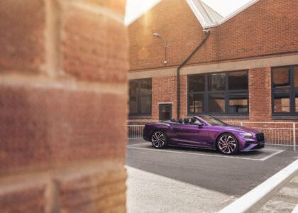 Bentley Continental GTC in Purple Supernova Ombre