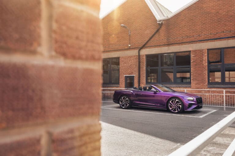 Bentley Continental GTC in Purple Supernova Ombre