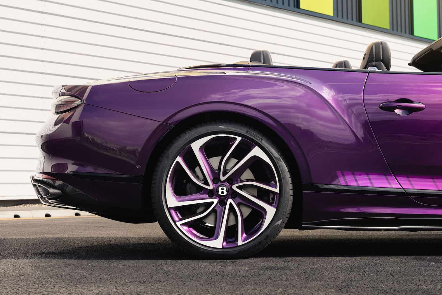 Bentley Continental GTC in Purple Supernova Ombre
