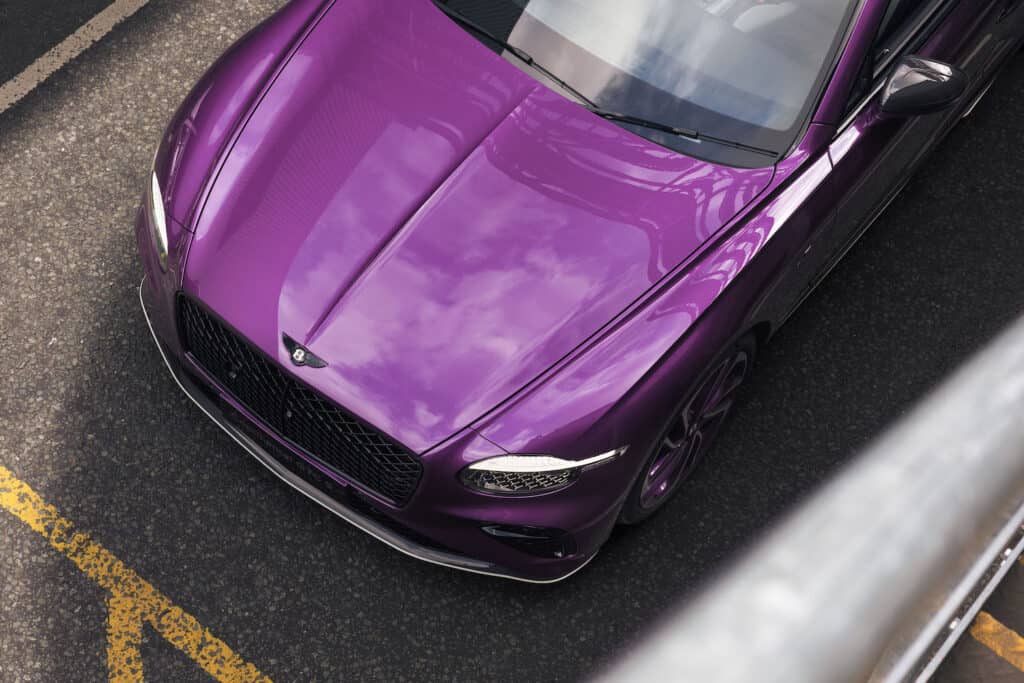 Bentley Continental GTC in Purple Supernova Ombre