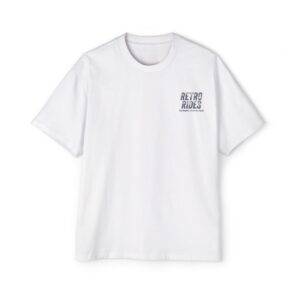 Retro Rides Distressed Vertical Logo Tee