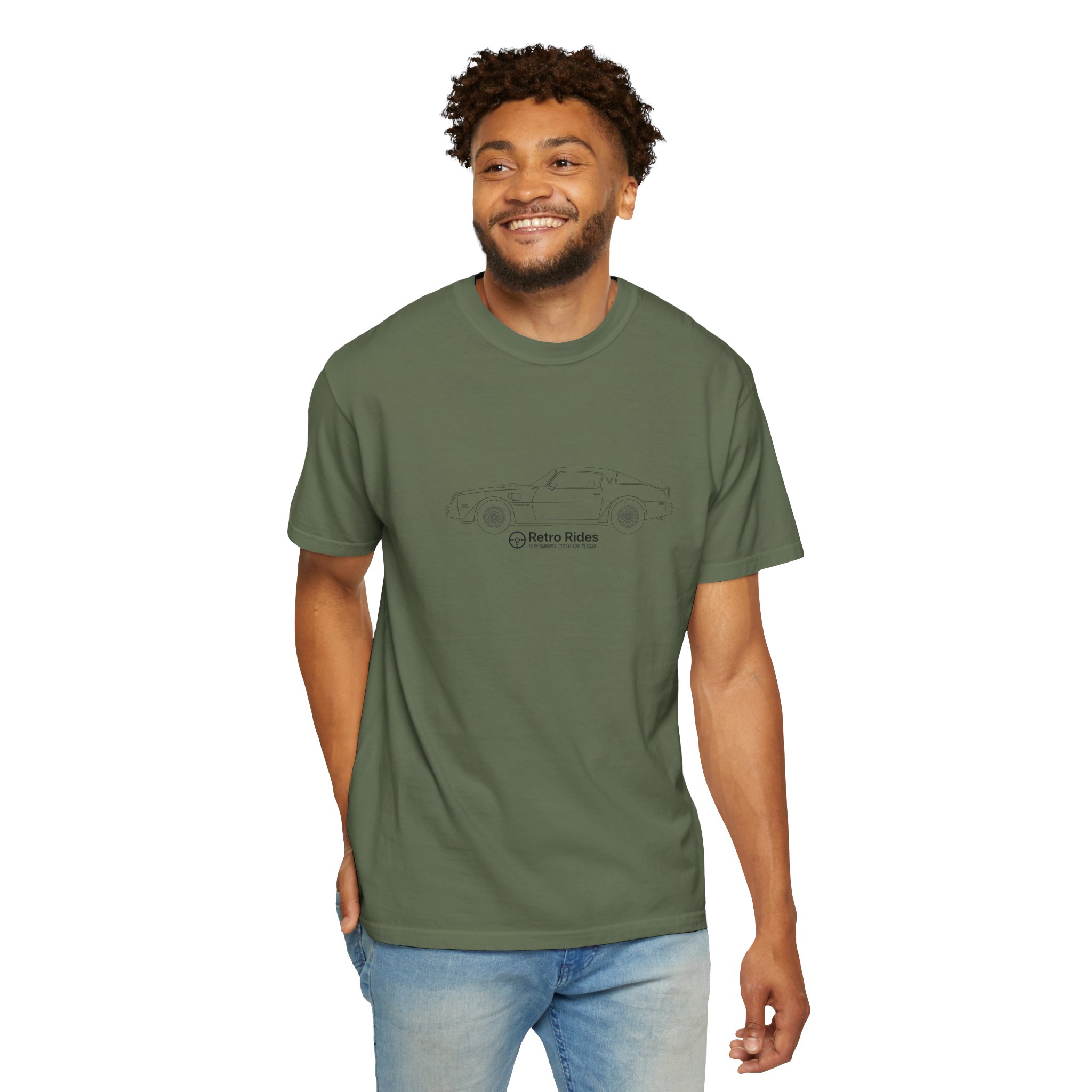 Classic Convertible Tee — 'Retro Riders' Lightweight Car Outline T-Shirt - Image 24