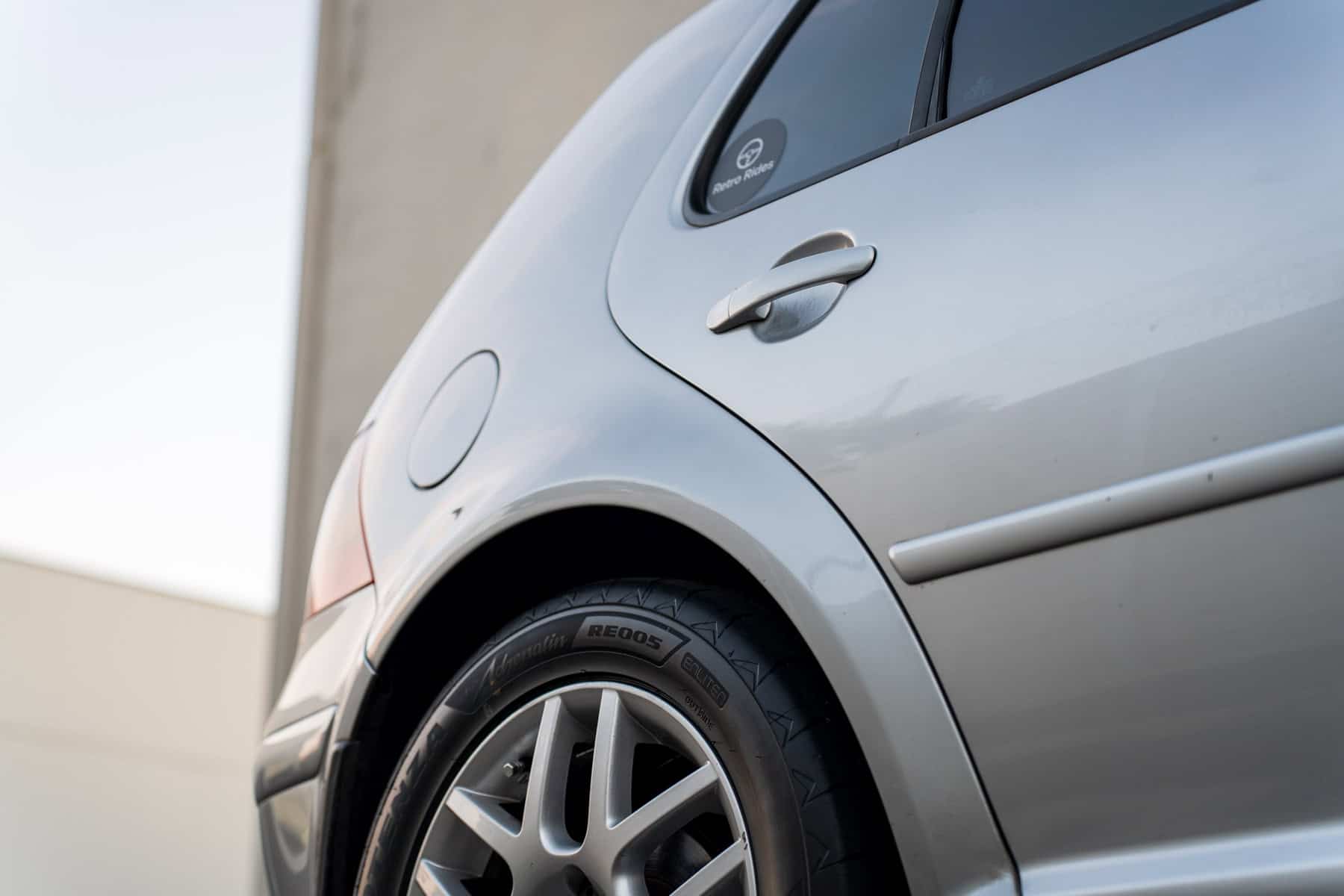 2003 Volkswagen Golf GTI with Bridgestone Potenza Adrenalin RE005 Enliten tyres