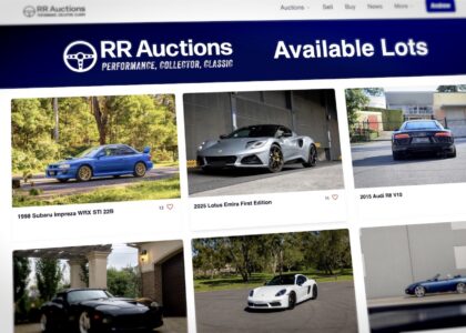 RR Auctions homepage no date