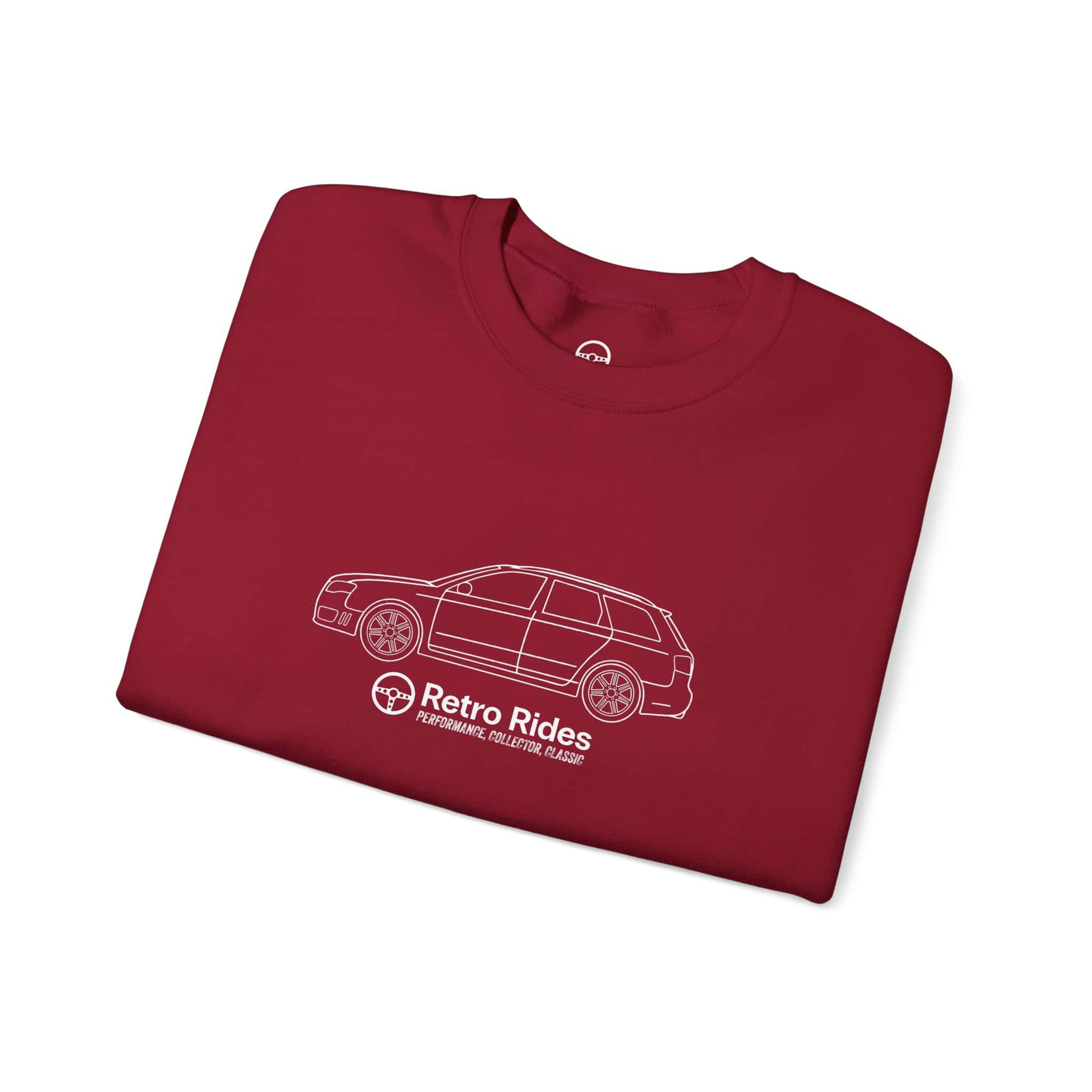 Retro Rides Crewneck Sweatshirt Audi RS4 Outline - Image 27