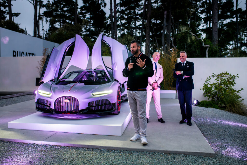 Mate Rimac, CEO of Bugatti Rimac, welcomed the guests alongside Sascha Doering, COO of Bugatti of the Americas, and Hendrik Malinowski, Managing Director of Bugatti