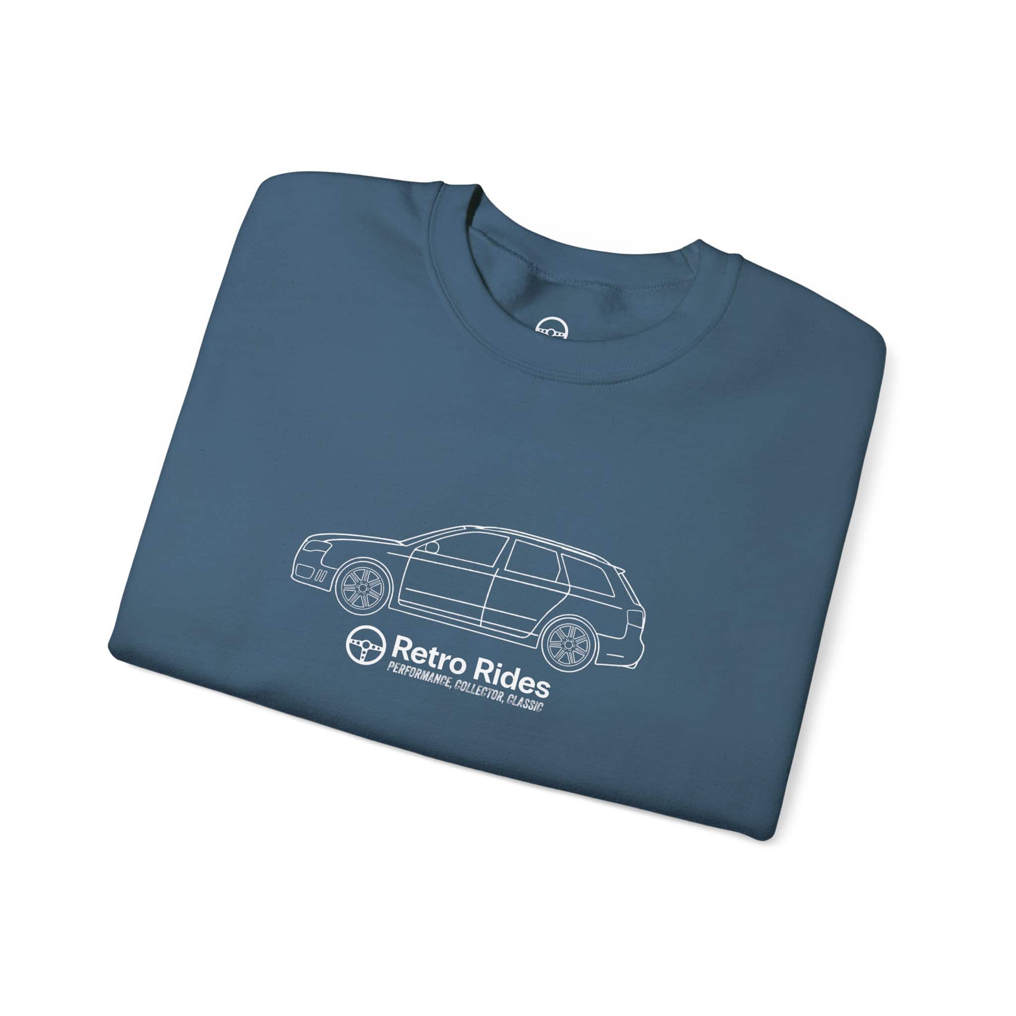 Retro Rides Crewneck Sweatshirt Audi RS4 Outline - Image 15