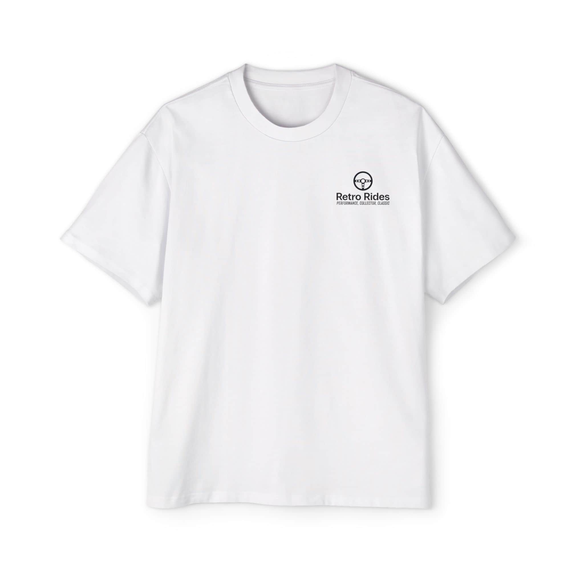 Modern Retro Rides Vertical Logo Tee