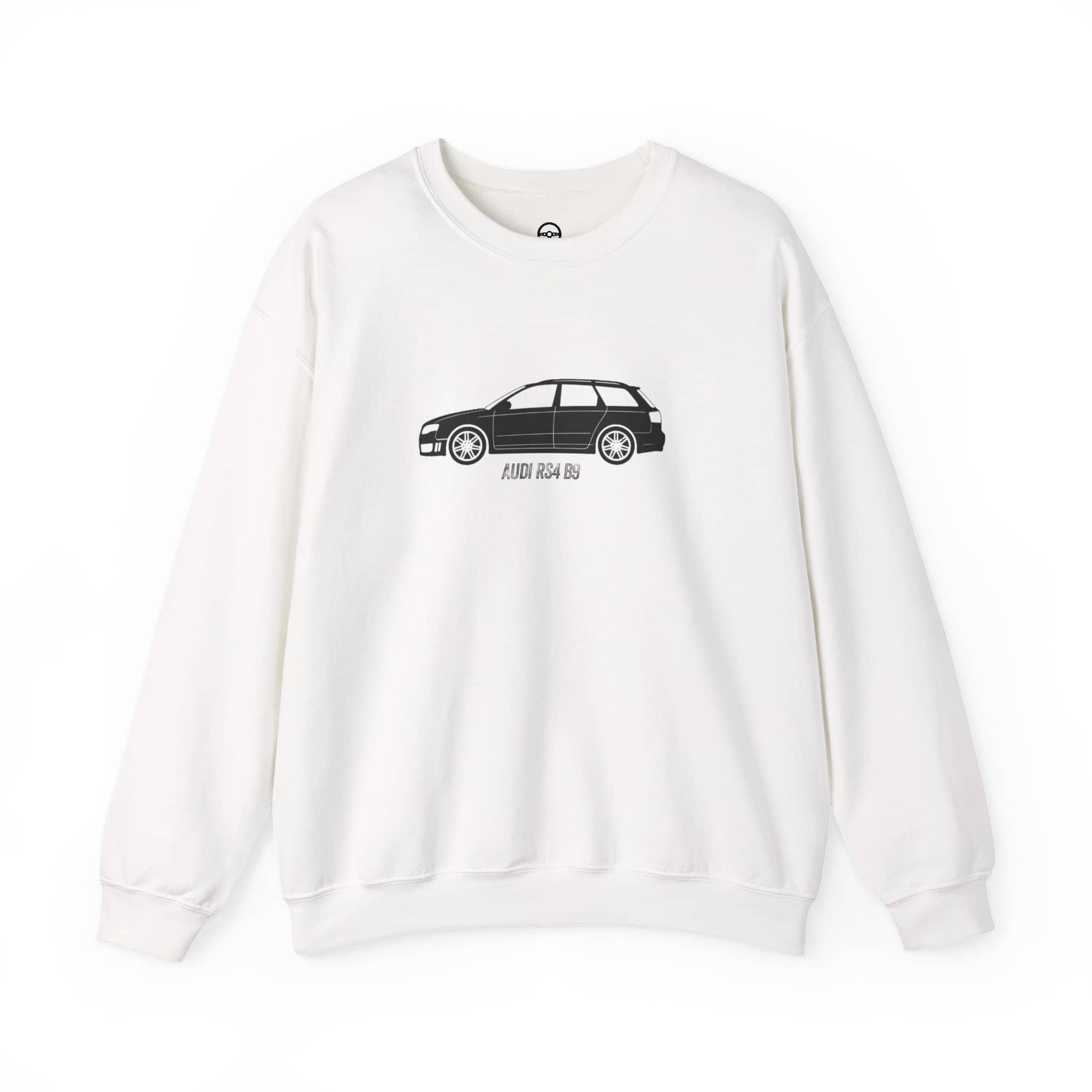 Retro Rides Crewneck Sweatshirt Audi RS4 Outline