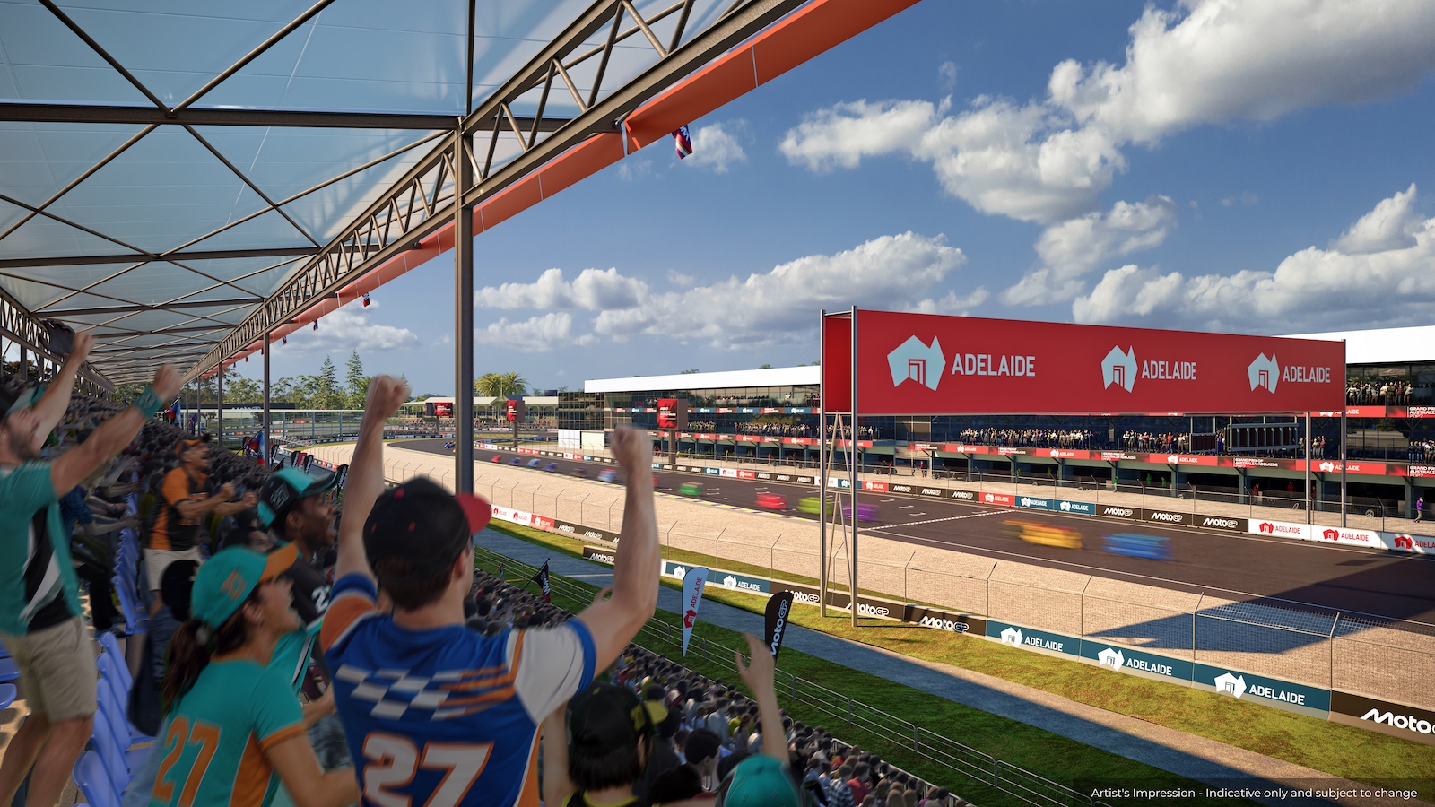 Adelaide Street Circuit – MotoGP – Finish Line