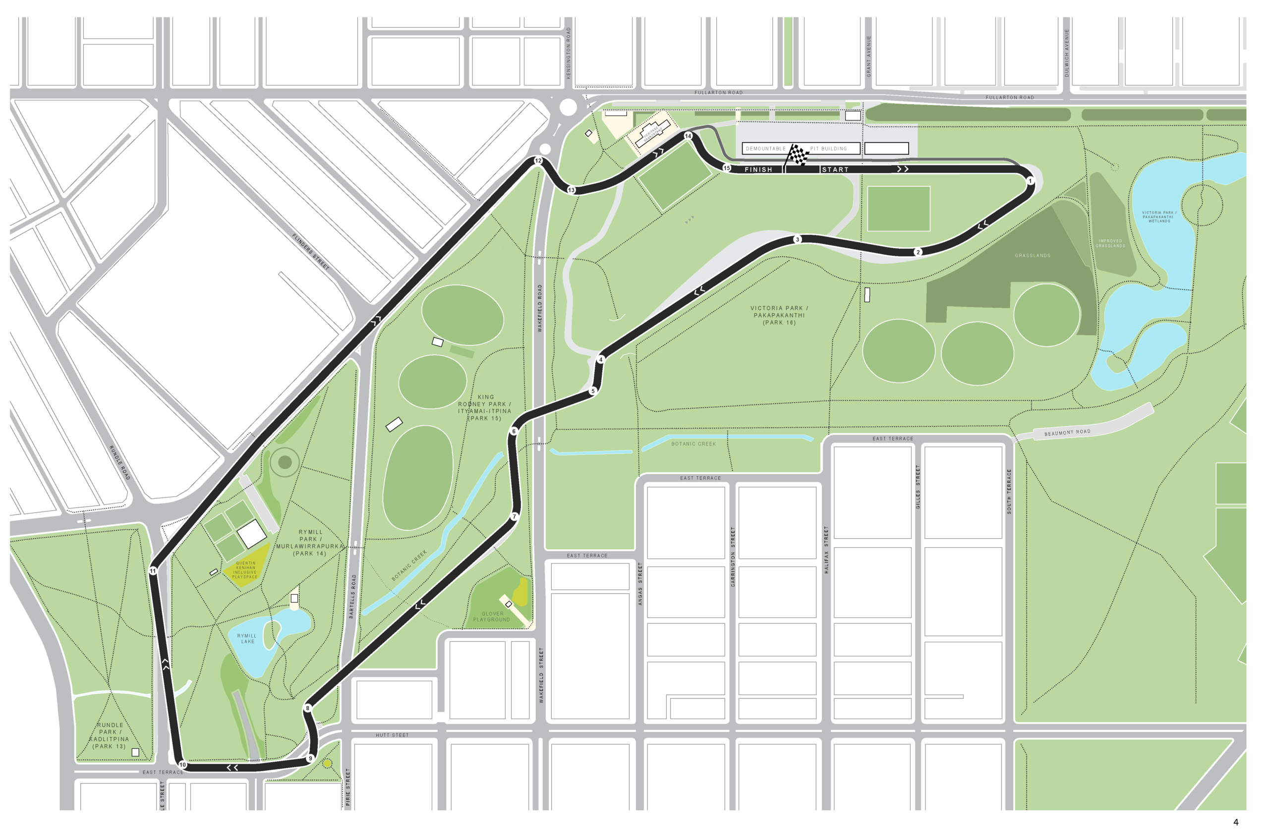 Adelaide Street Circuit – 2027 Layout