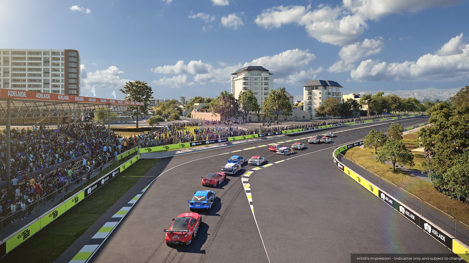 Adelaide Street Circuit – Supercars – Brewery Bend
