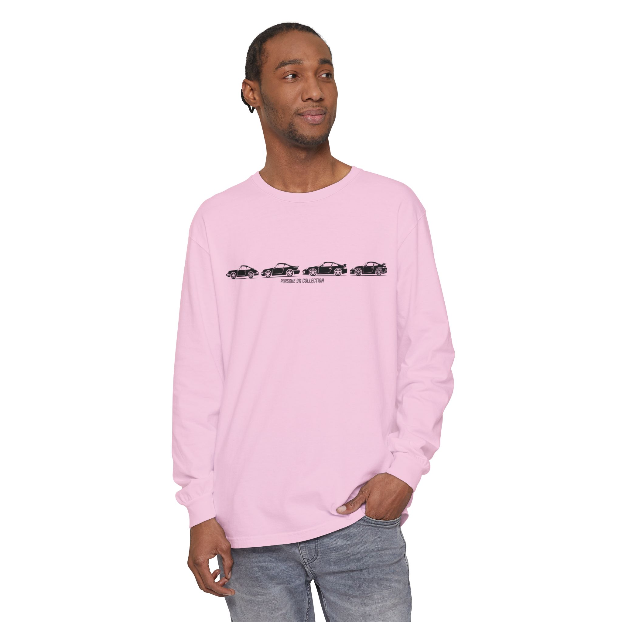 Retro Rides Porsche 911 Collection Long Sleeve T-Shirt - Image 37
