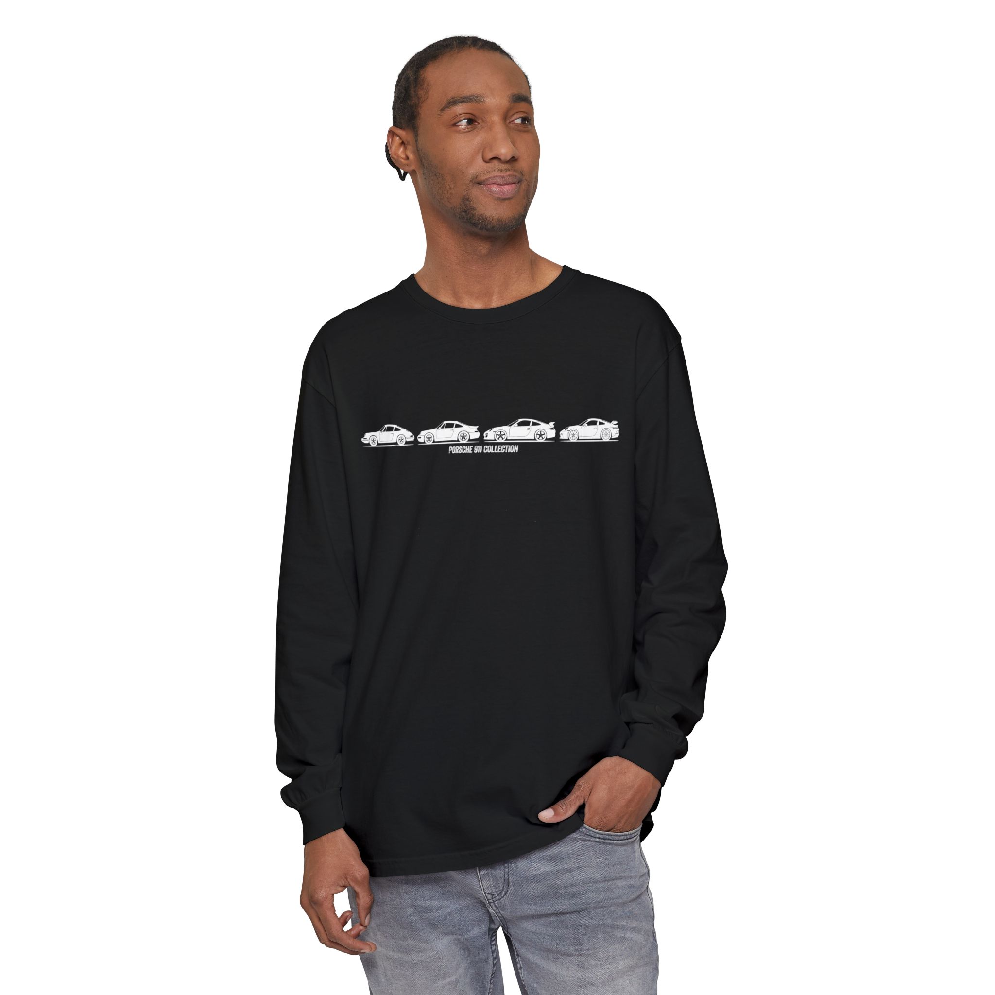 Retro Rides Porsche 911 Collection Long Sleeve T-Shirt - Image 33