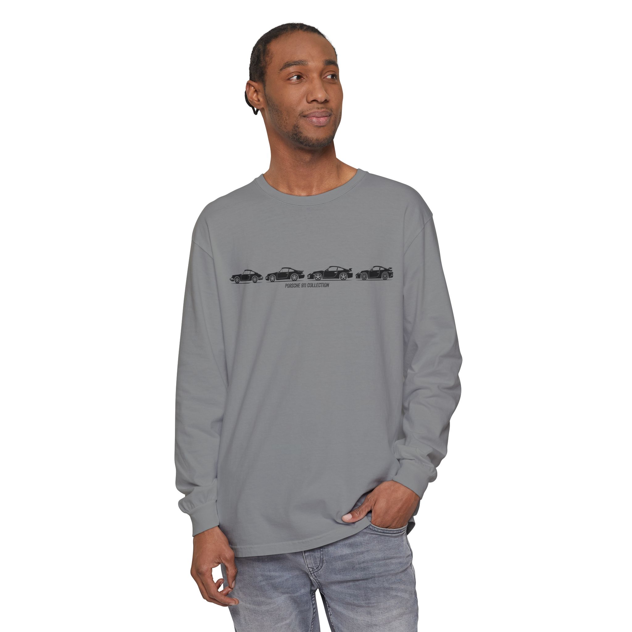 Retro Rides Porsche 911 Collection Long Sleeve T-Shirt - Image 14