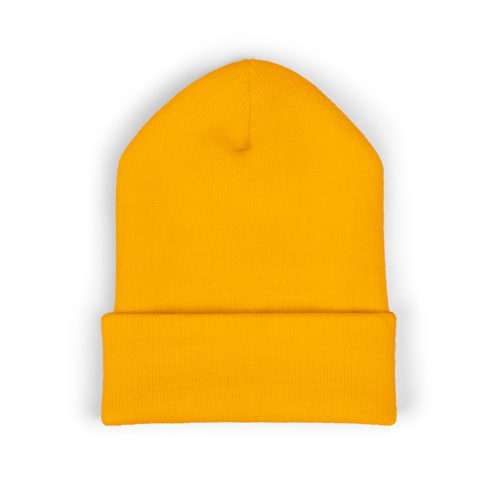 Retro Rides Embroidered Cuffed Beanie — Vintage Car Logo Knit Hat - Image 6