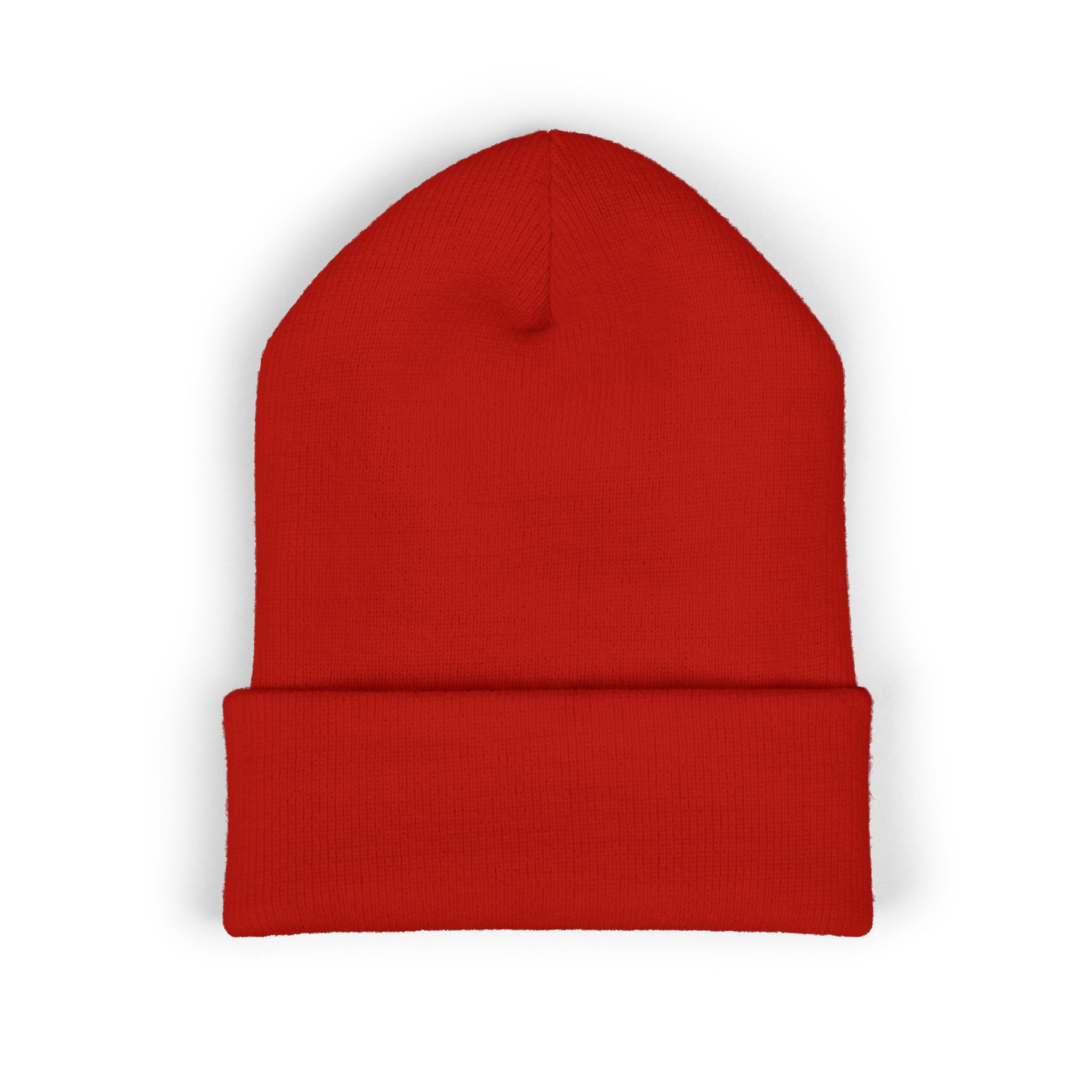 Retro Rides Embroidered Cuffed Beanie — Vintage Car Logo Knit Hat - Image 14