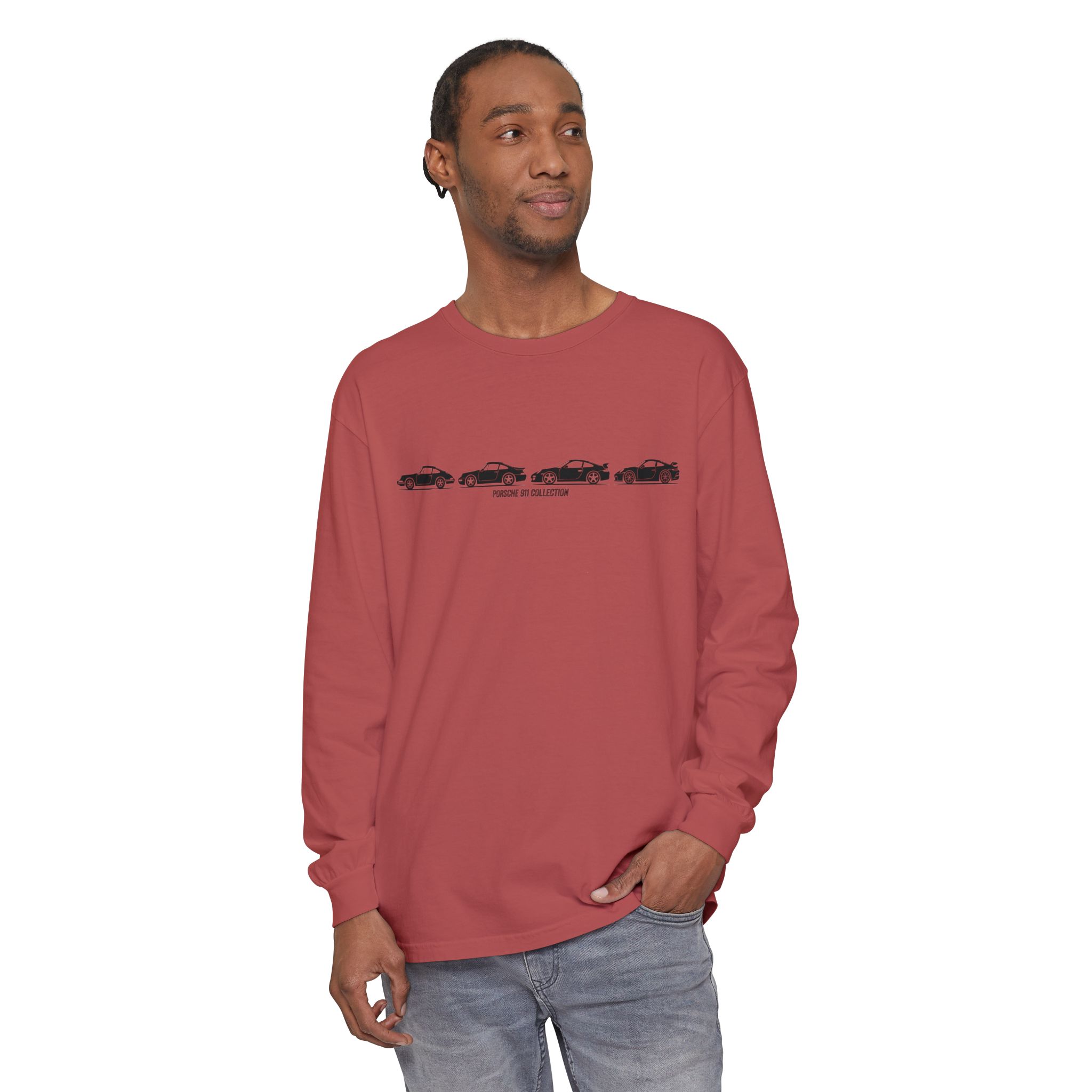Retro Rides Porsche 911 Collection Long Sleeve T-Shirt - Image 41