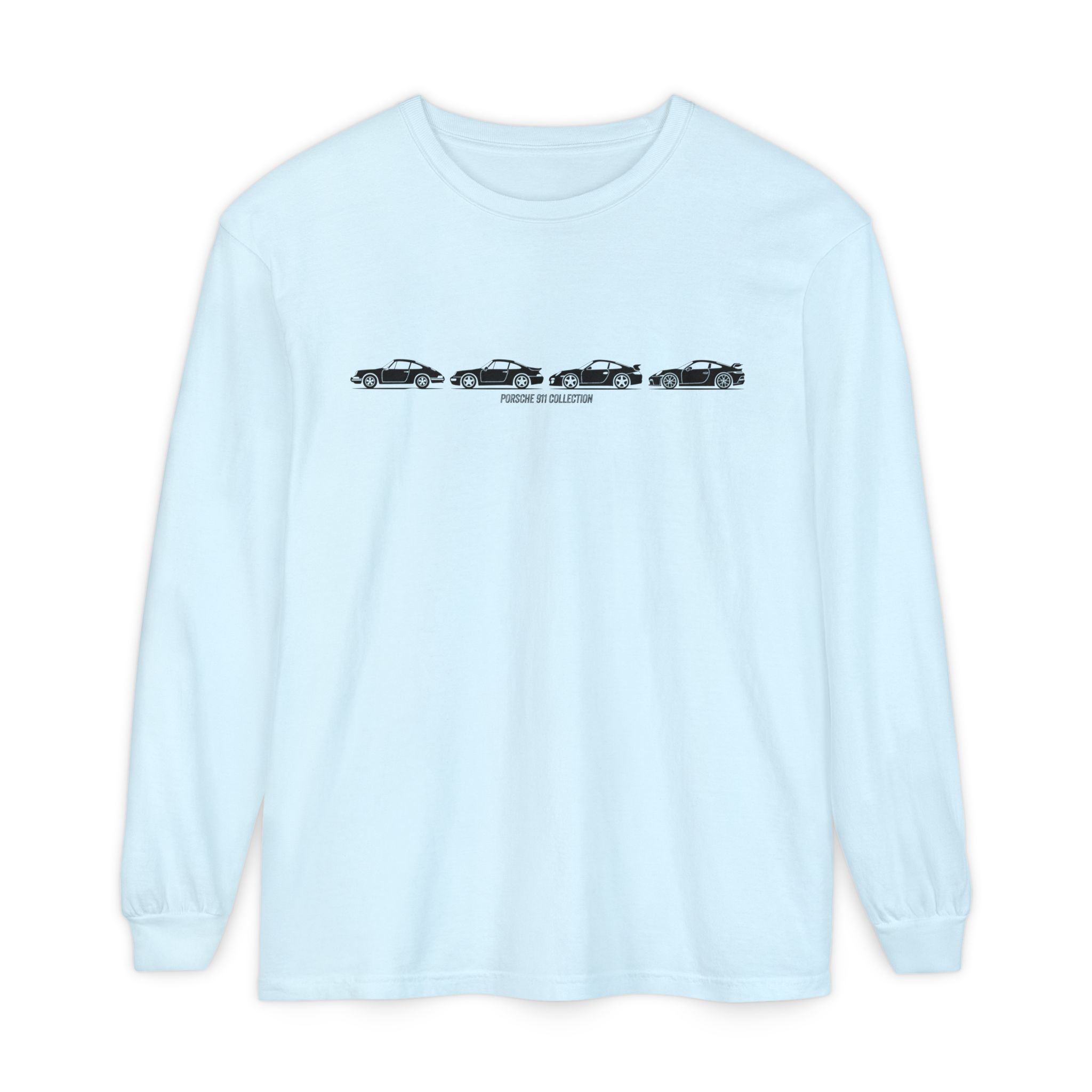 Retro Rides Porsche 911 Collection Long Sleeve T-Shirt