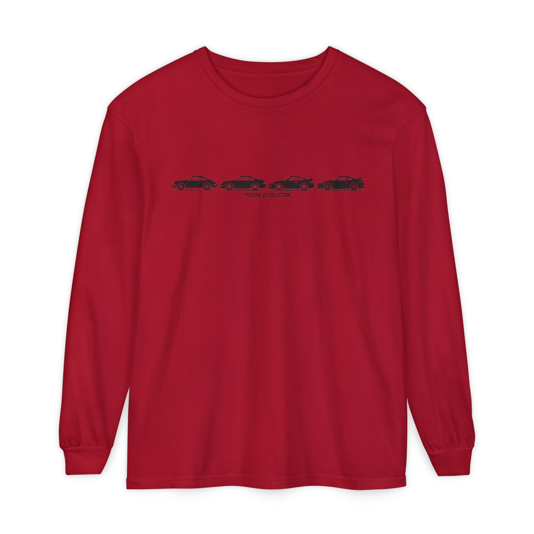 Retro Rides Porsche 911 Collection Long Sleeve T-Shirt - Image 43