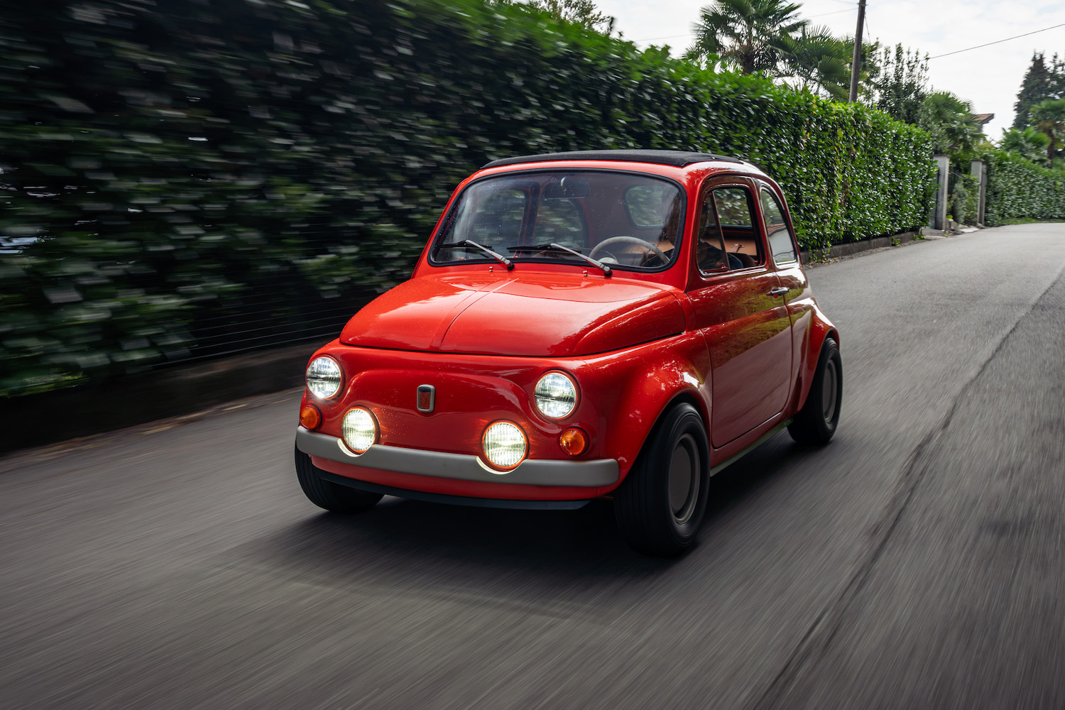 La Cinquecento Fiat 500 Scattante restomod