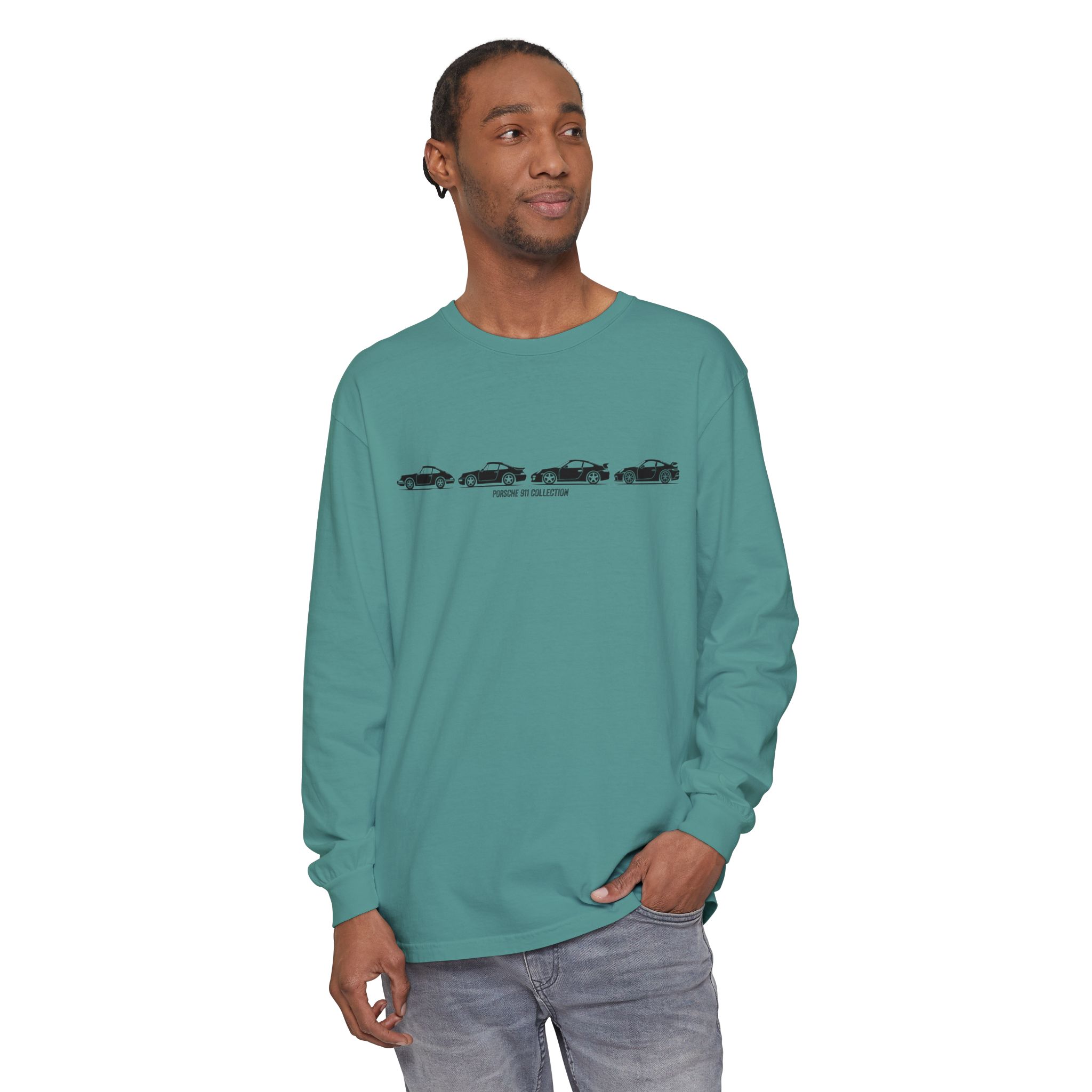 Retro Rides Porsche 911 Collection Long Sleeve T-Shirt - Image 25