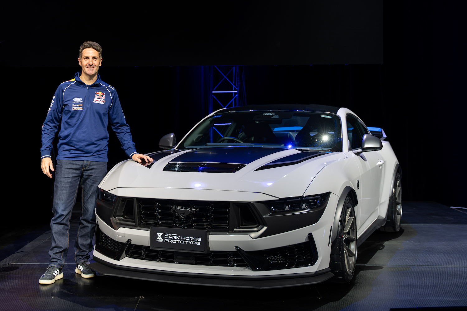 Ford Uncovered - Jamie Whincup with the Mustang Dark Horse T8 Spec