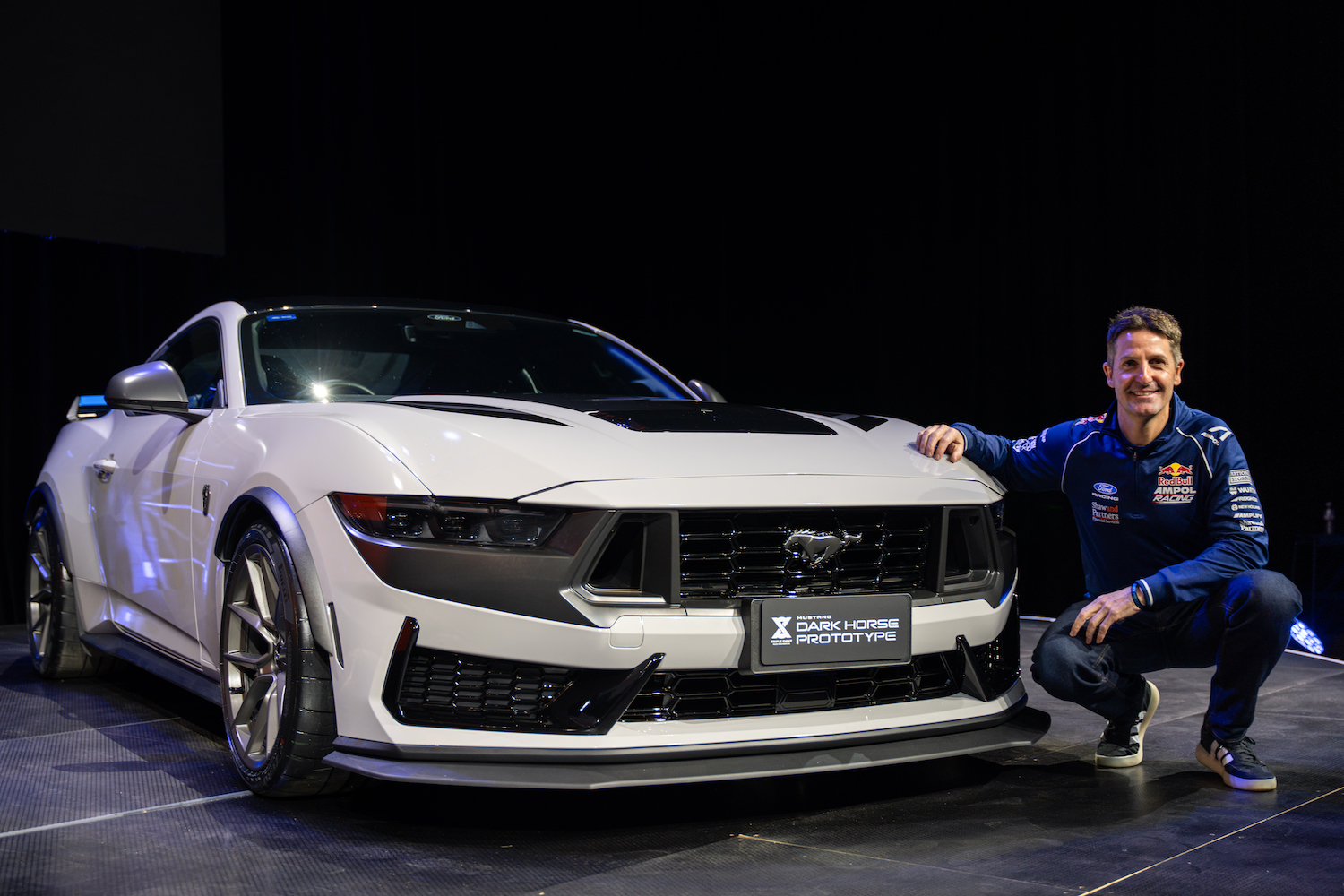 Ford Uncovered - Jamie Whincup with the Mustang Dark Horse T8 Spec