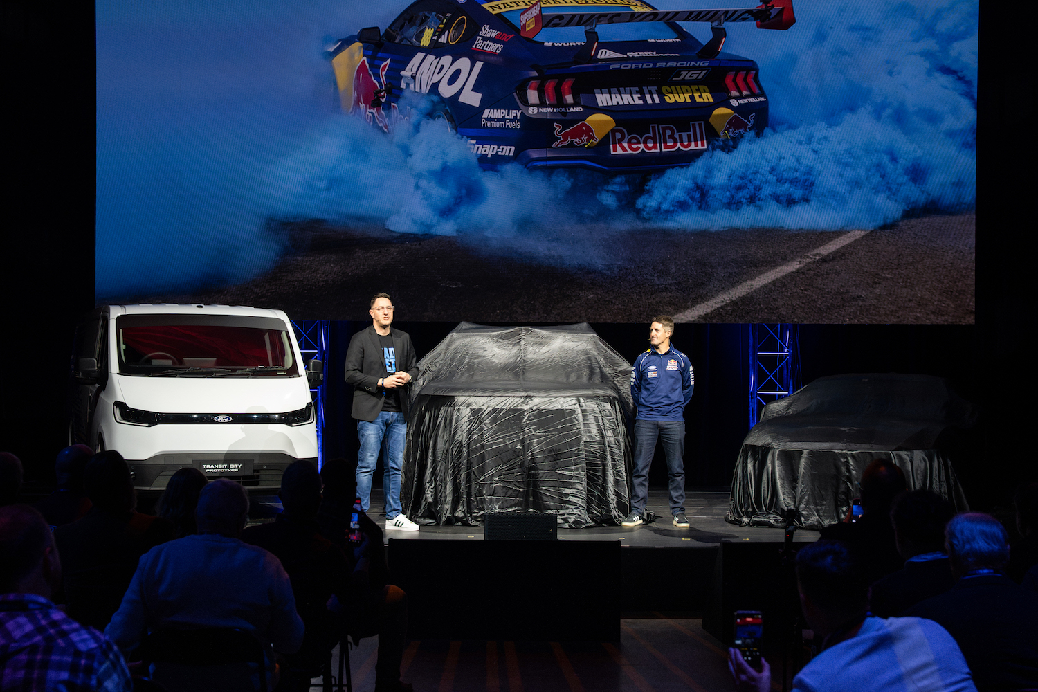 Ford Uncovered - Jamie Whincup with the Mustang Dark Horse T8 Spec