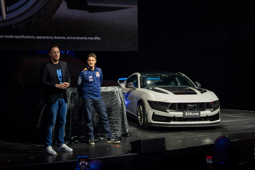 Ford Uncovered - Jamie Whincup with the Mustang Dark Horse T8 Spec