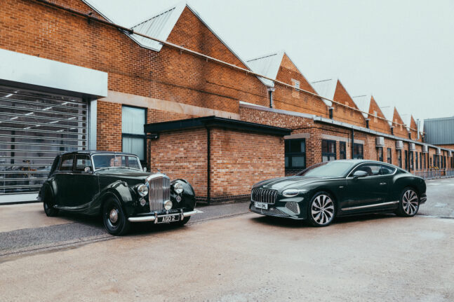 1950 Bentley Mark VI and 2026 Bentley Continental
