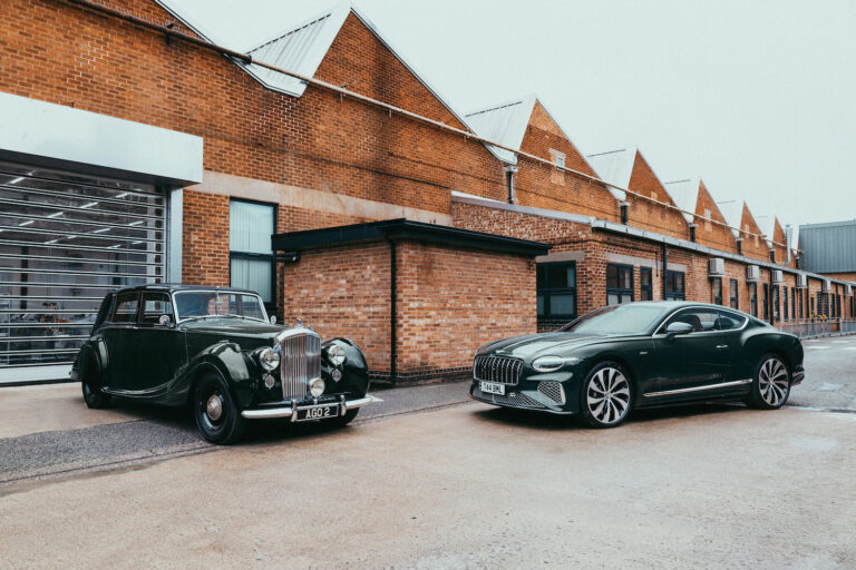 1950 Bentley Mark VI and 2026 Bentley Continental