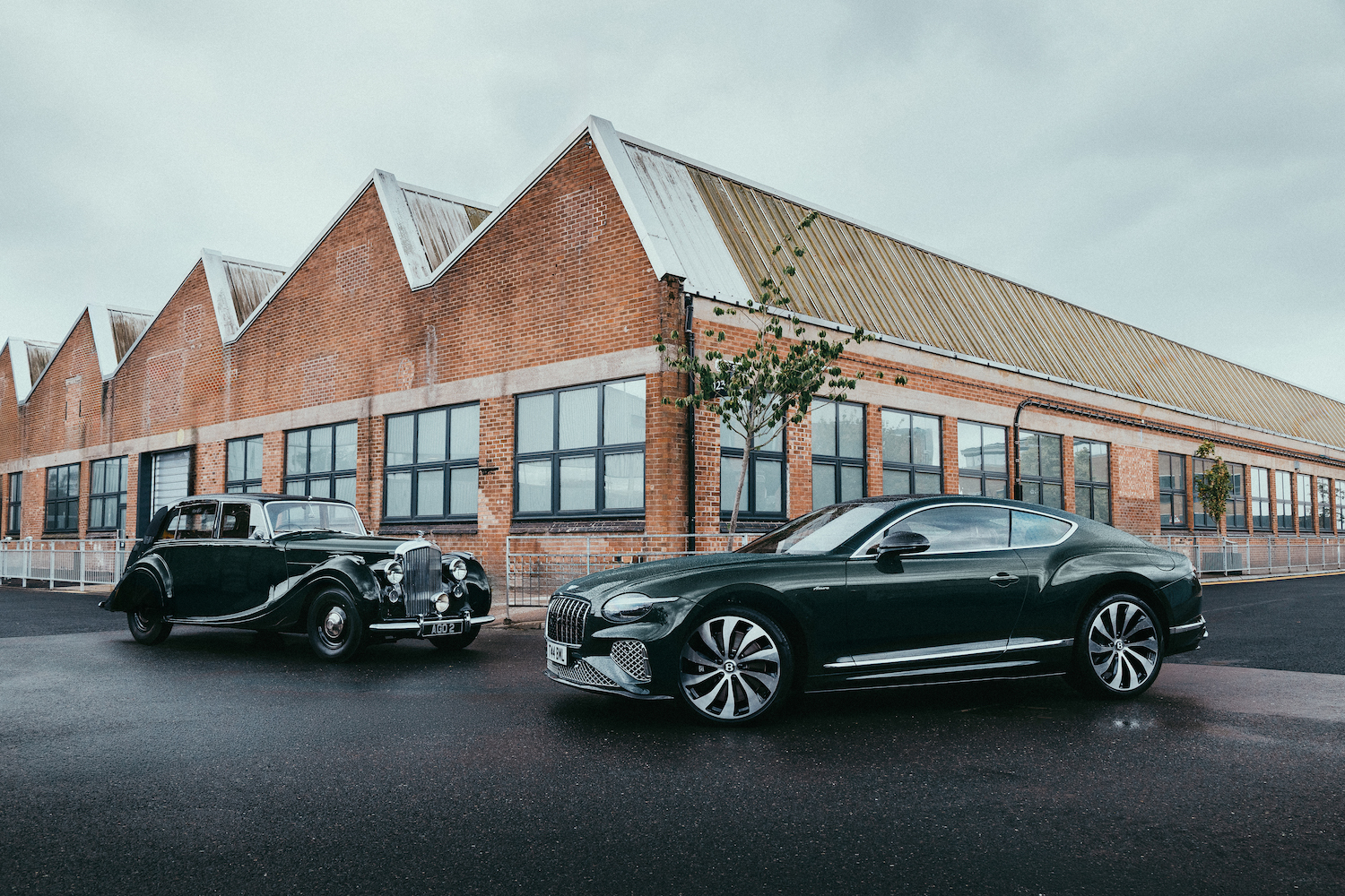 1950 Bentley Mark VI and 2026 Bentley Continental