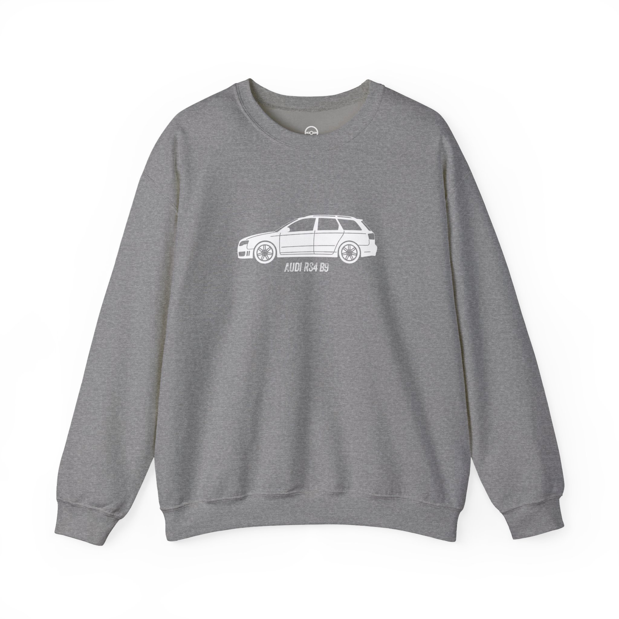 Retro Rides Crewneck Sweatshirt Audi RS4 Outline