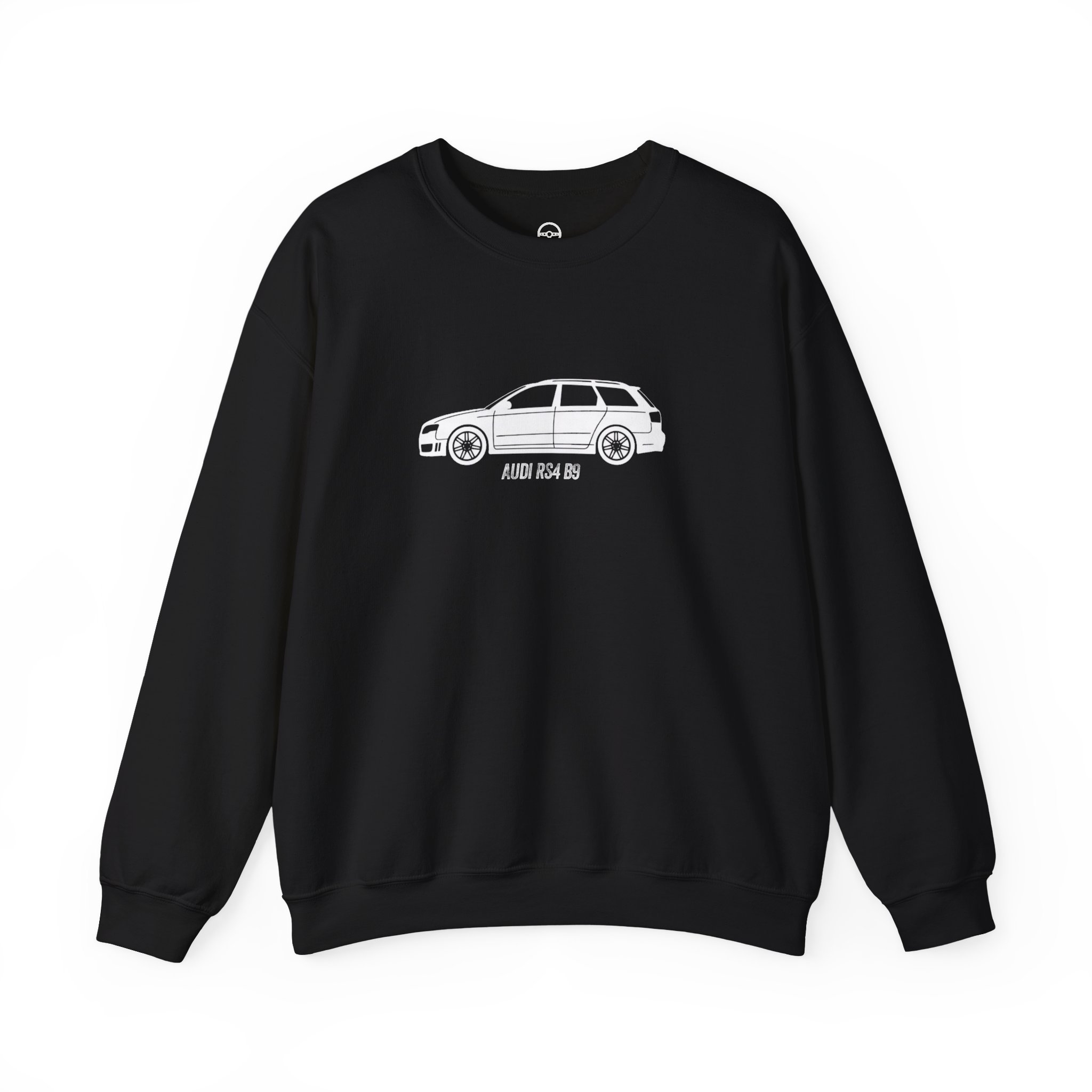 Retro Rides Crewneck Sweatshirt Audi RS4 Outline - Image 9