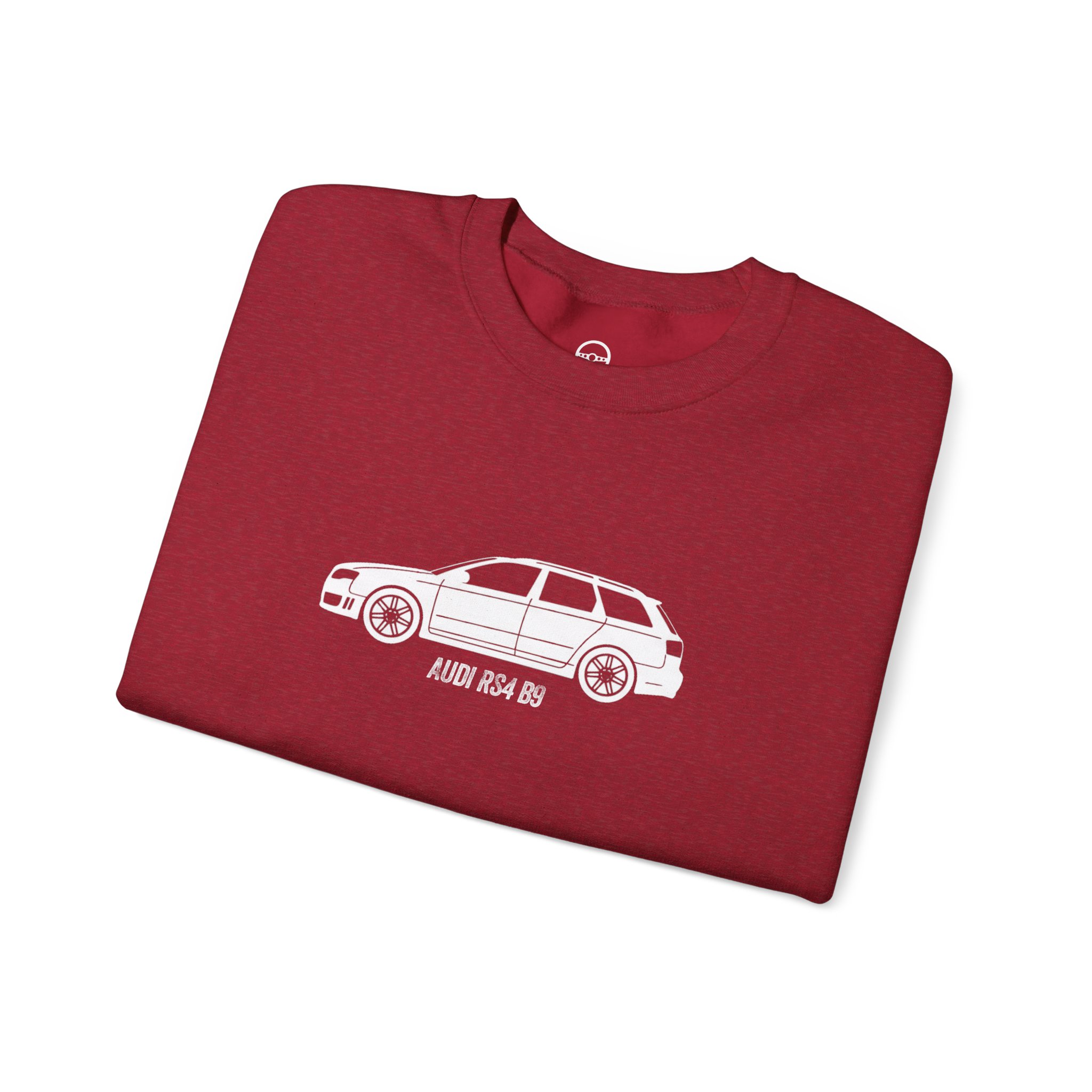Retro Rides Crewneck Sweatshirt Audi RS4 Outline - Image 59