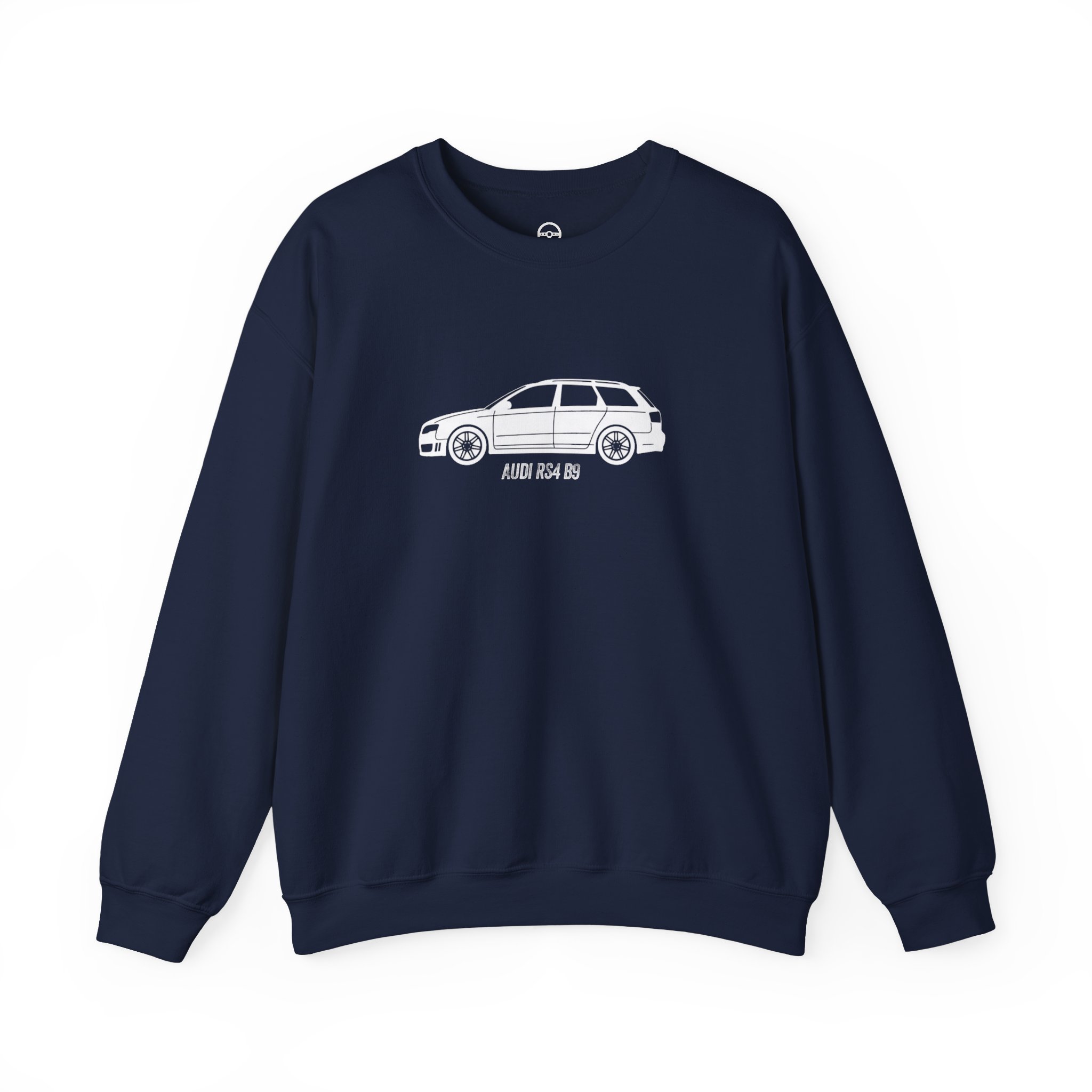 Retro Rides Crewneck Sweatshirt Audi RS4 Outline - Image 21