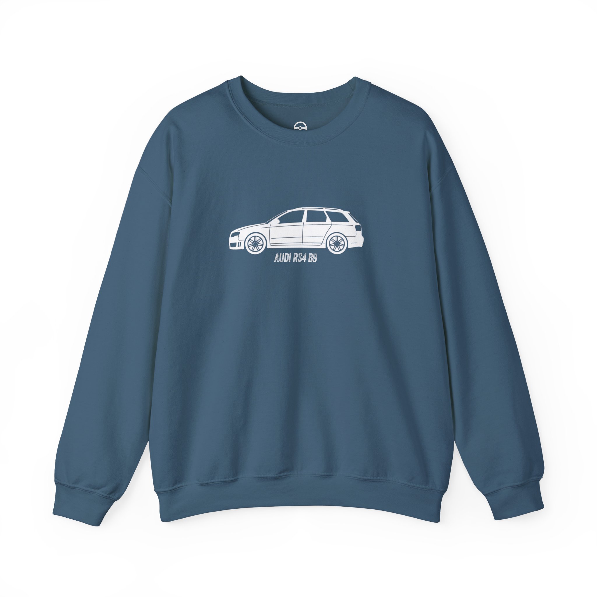 Retro Rides Crewneck Sweatshirt Audi RS4 Outline - Image 13