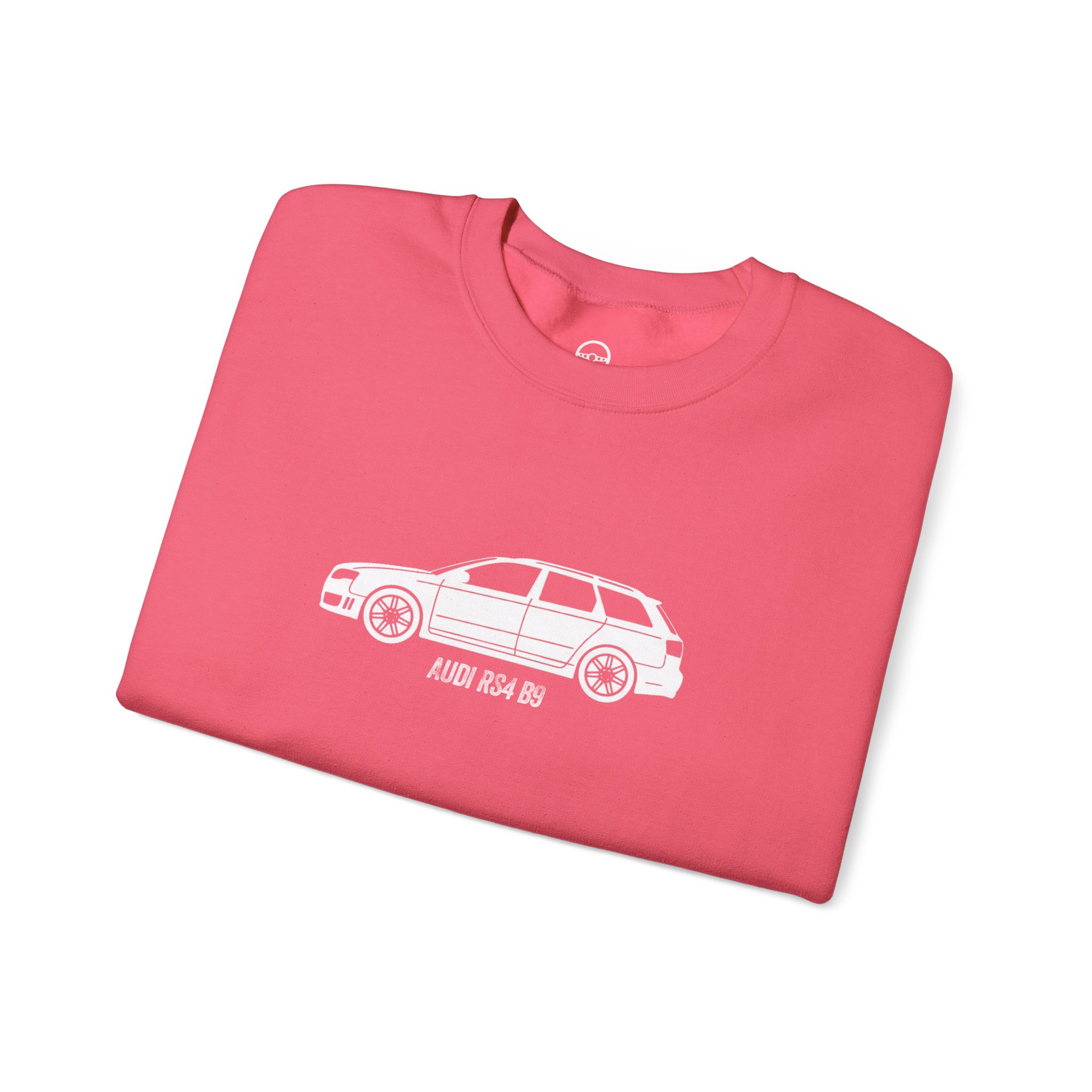 Retro Rides Crewneck Sweatshirt Audi RS4 Outline - Image 55